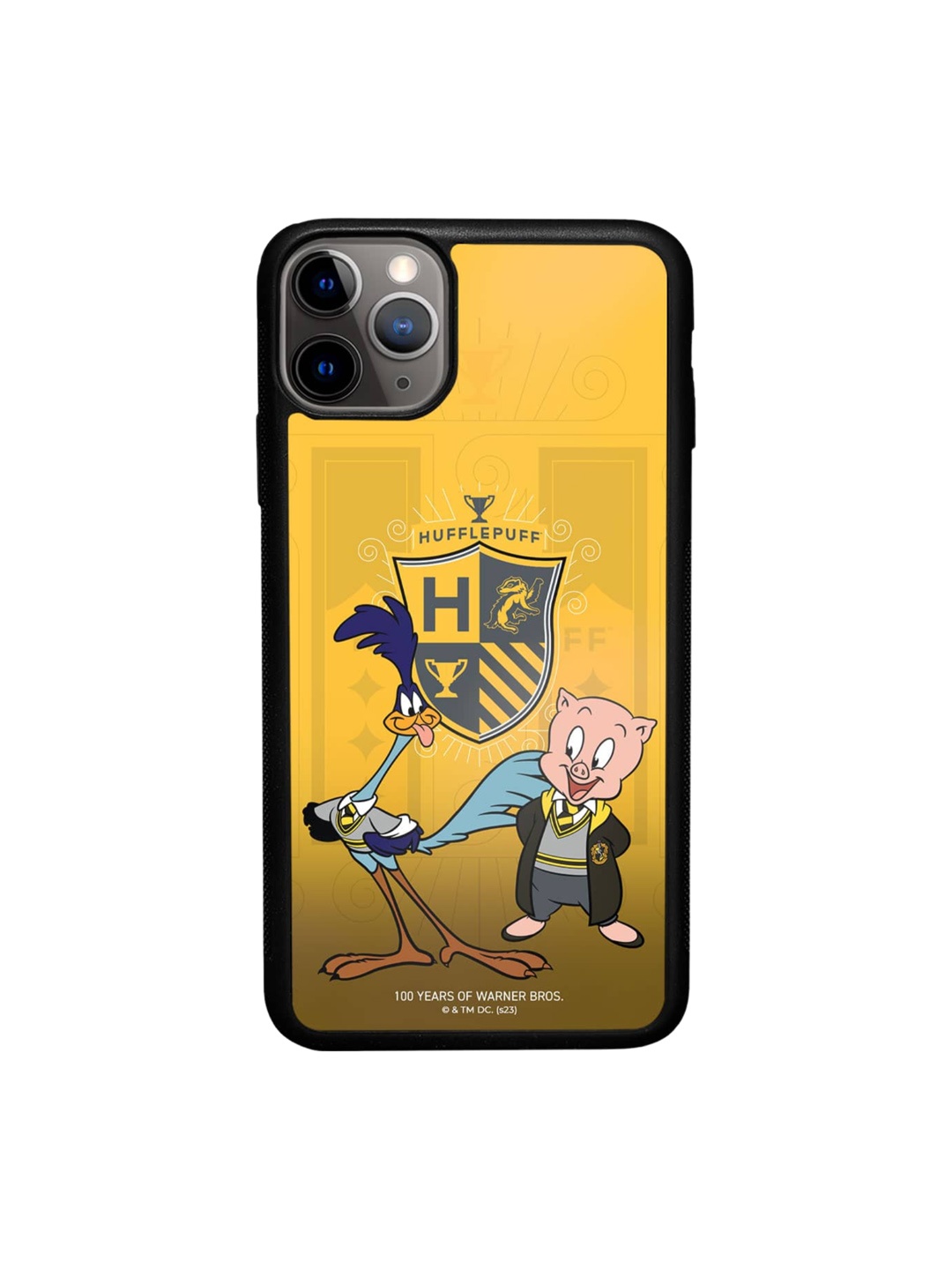 

macmerise Printed iPhone 11 Pro Max Bumper Case Cover, Yellow