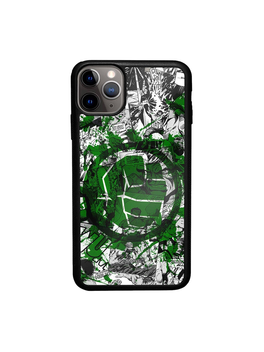 

macmerise Splash Out Hulk Fist iPhone 11 Pro Max Bumper Max, Green