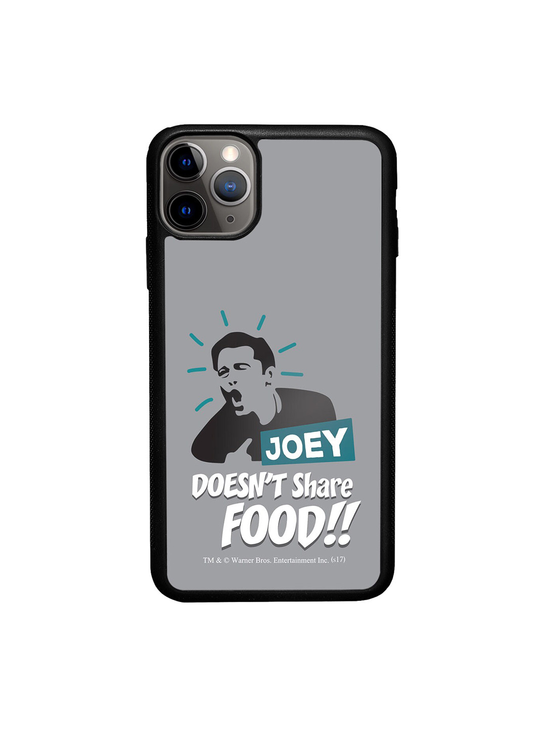

macmerise Joey Doesnt Share Food iPhone 11 Pro Max Bumper Case, Grey