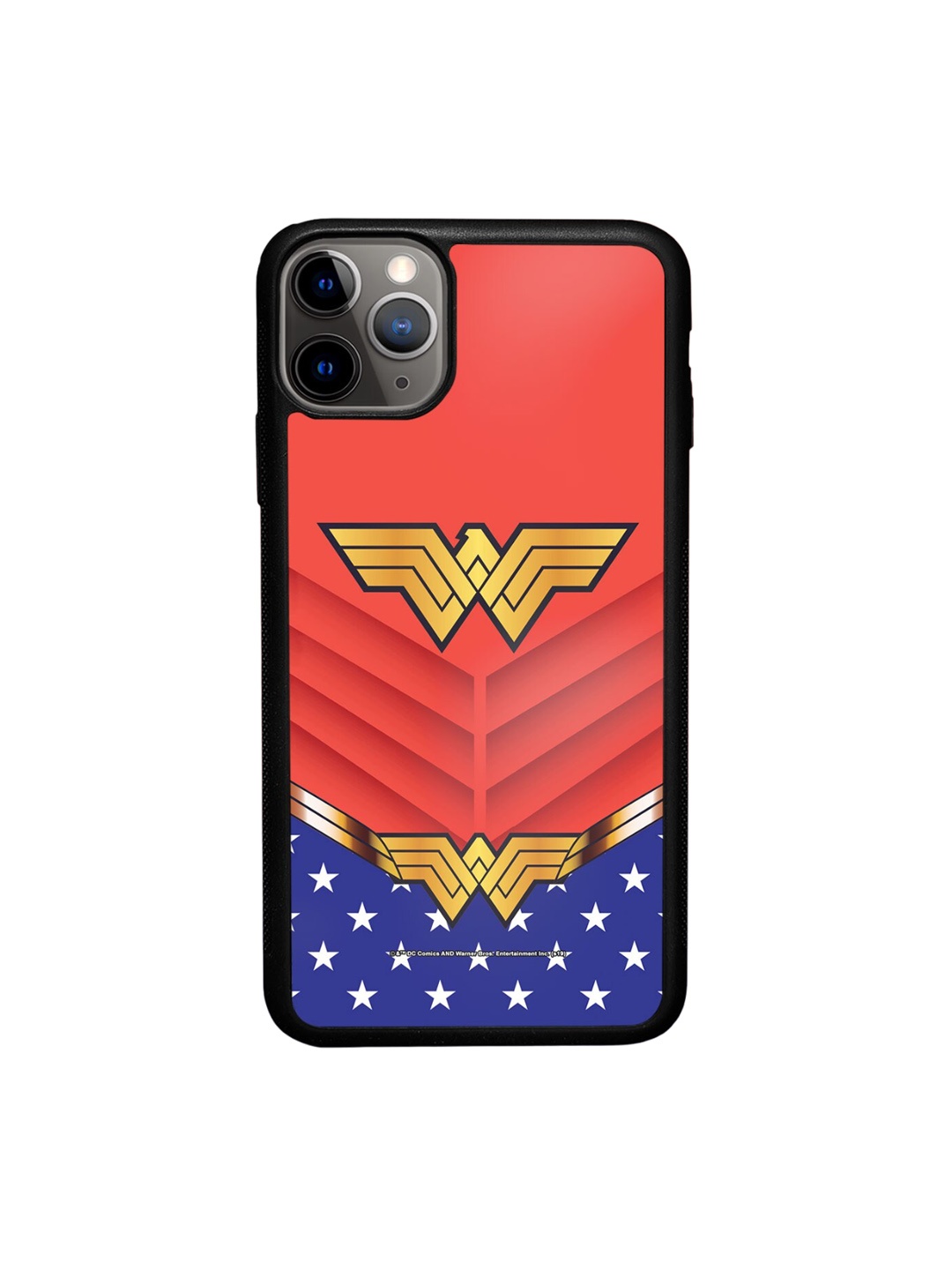 

macmerise Wonder Woman Printed iPhone 11 Pro Max Bumper Case Cover, Red