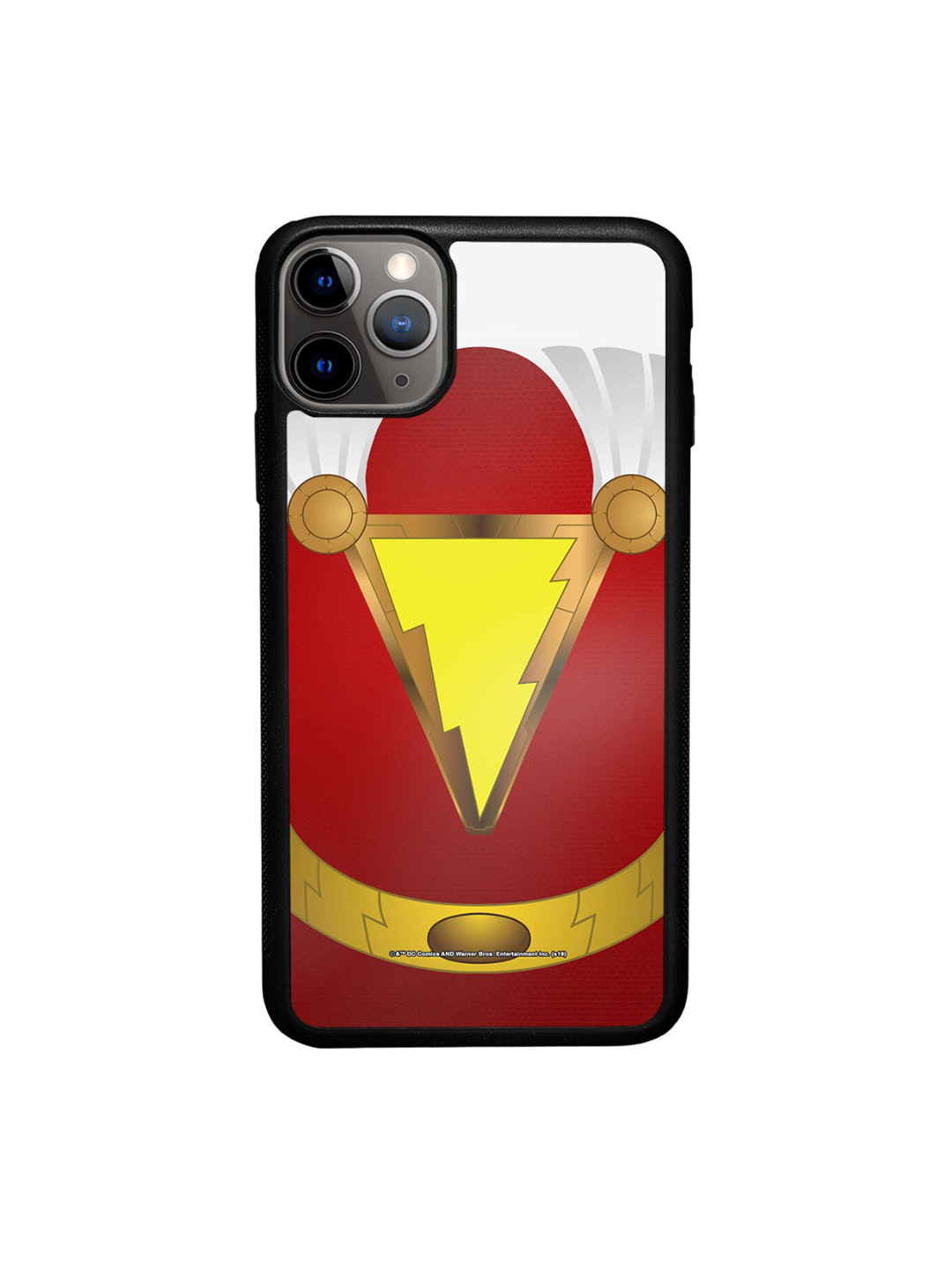 

macmerise Iron Man Printed iPhone 11 Pro Max Bumper Case, Red
