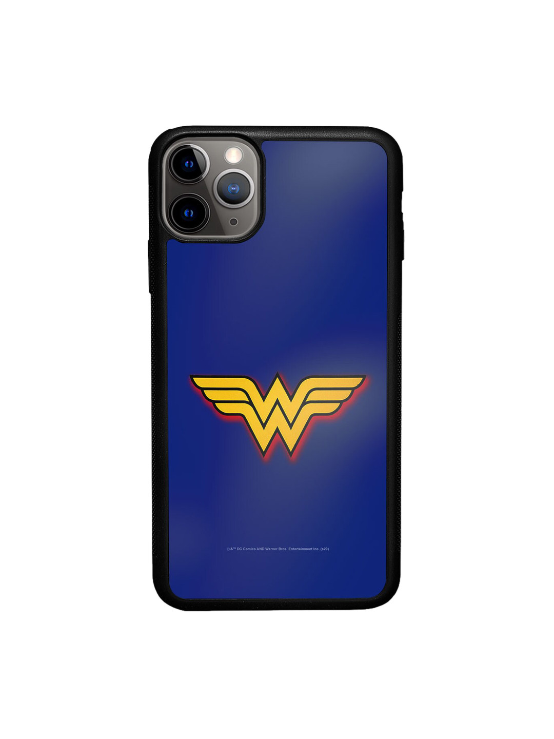 

macmerise Unisex Wonder Woman Printed iPhone 11 Pro Max Phone Bumper Case Cover, Blue