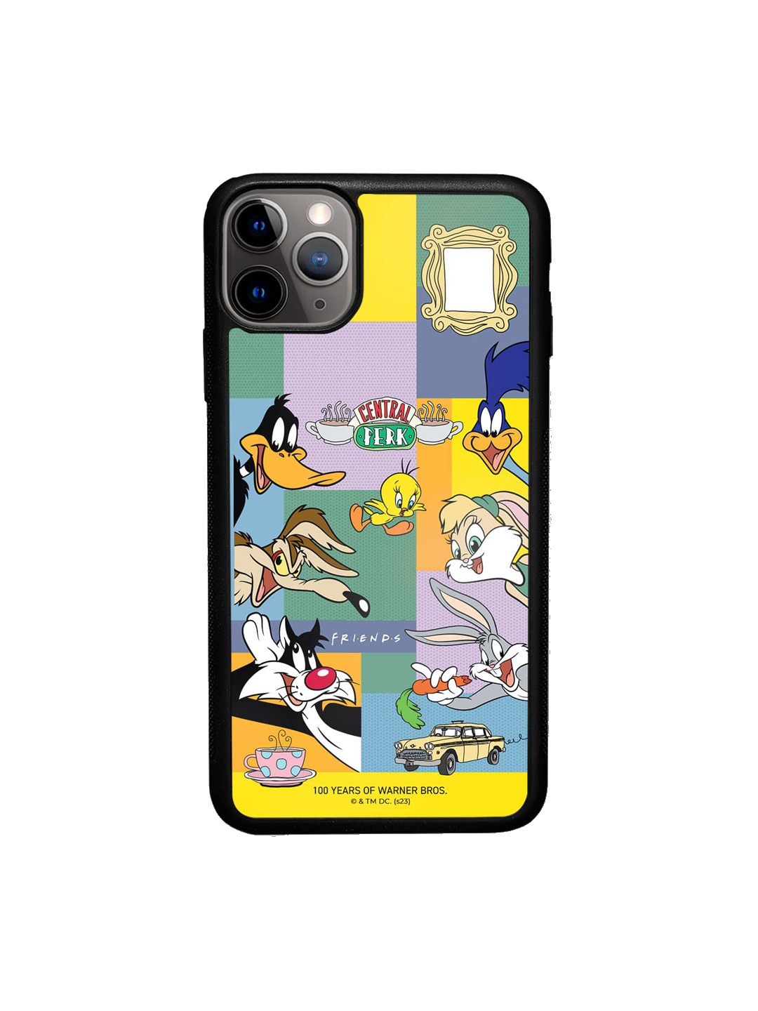 

macmerise Printed iPhone 11 Pro Max Bumper Case Cover, Yellow