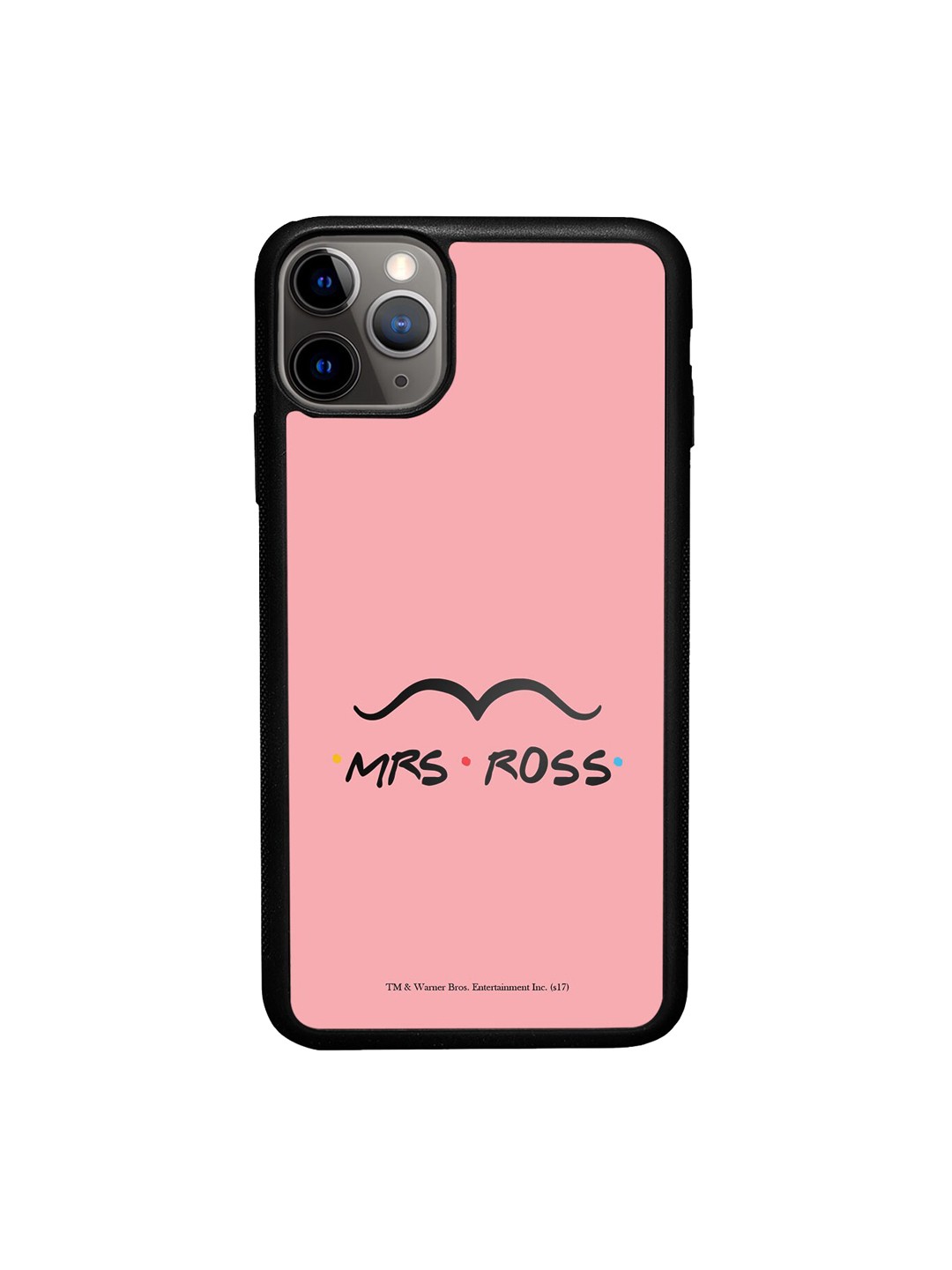 

macmerise Typography Printed iPhone 11 Pro Max Bumper Case Cover, Pink