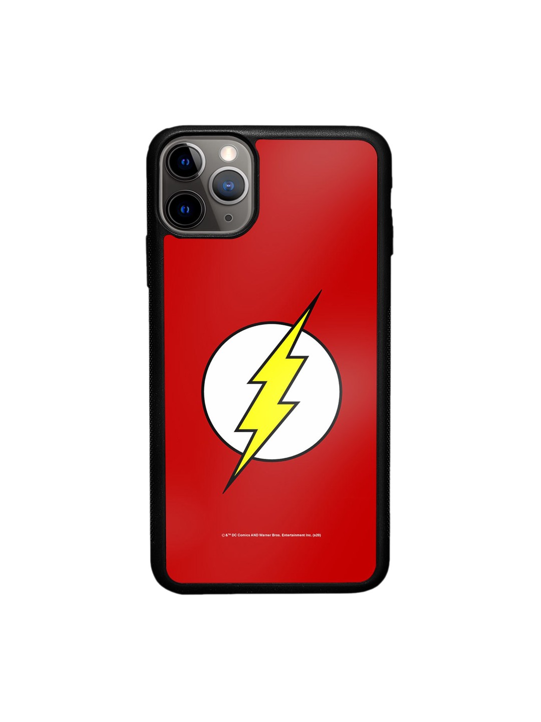

macmerise Flash Printed iPhone 11 Pro Max Phone Bumper Case Cover, Red