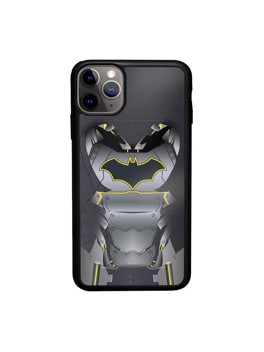 

macmerise Suit Up Batman Printed iPhone 11 Pro Max Phone Bumper Case Cover, Black