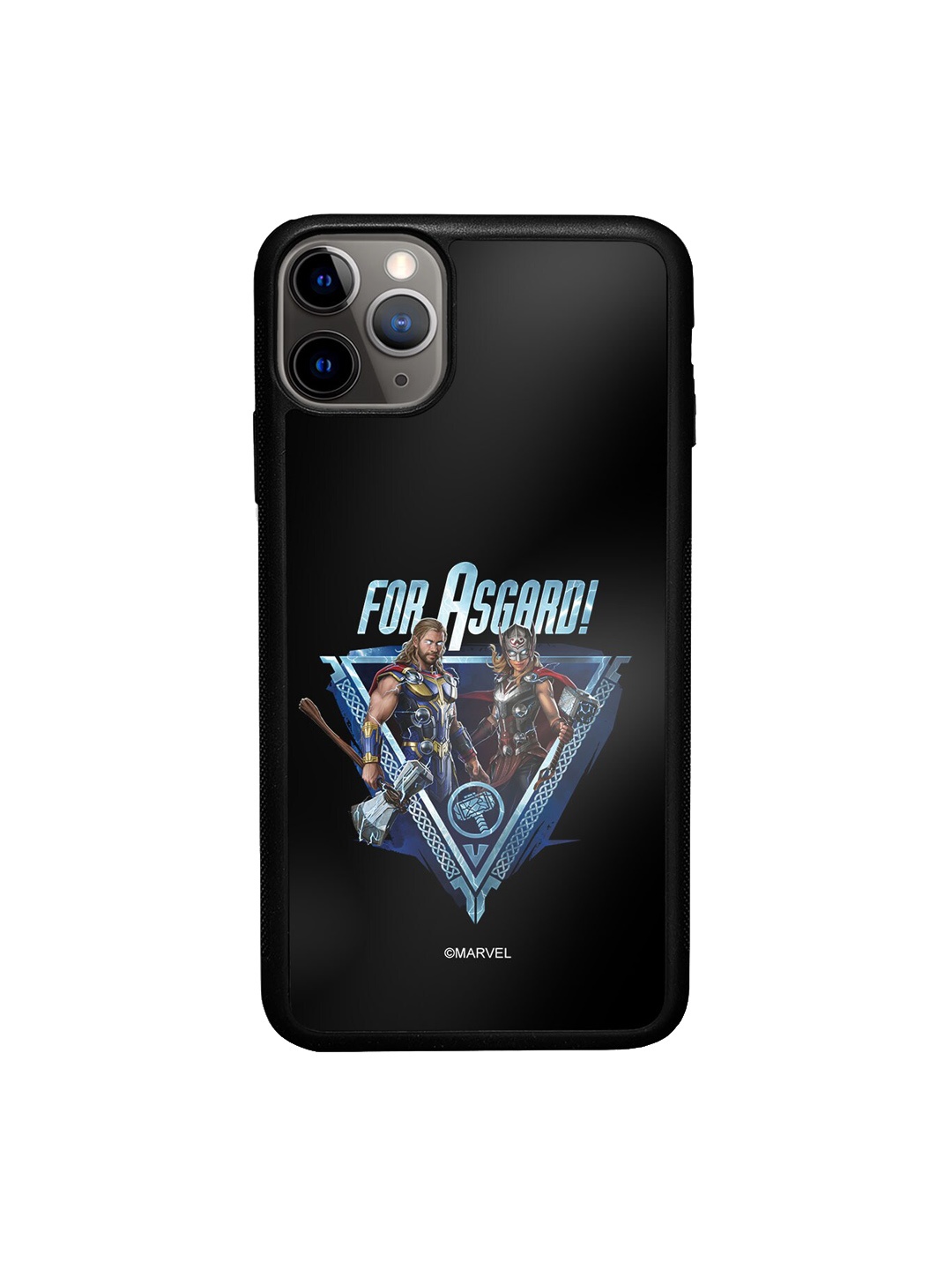 

macmerise For Asgard Printed iPhone 11 Pro Max Phone Bumper Case Cover, Black
