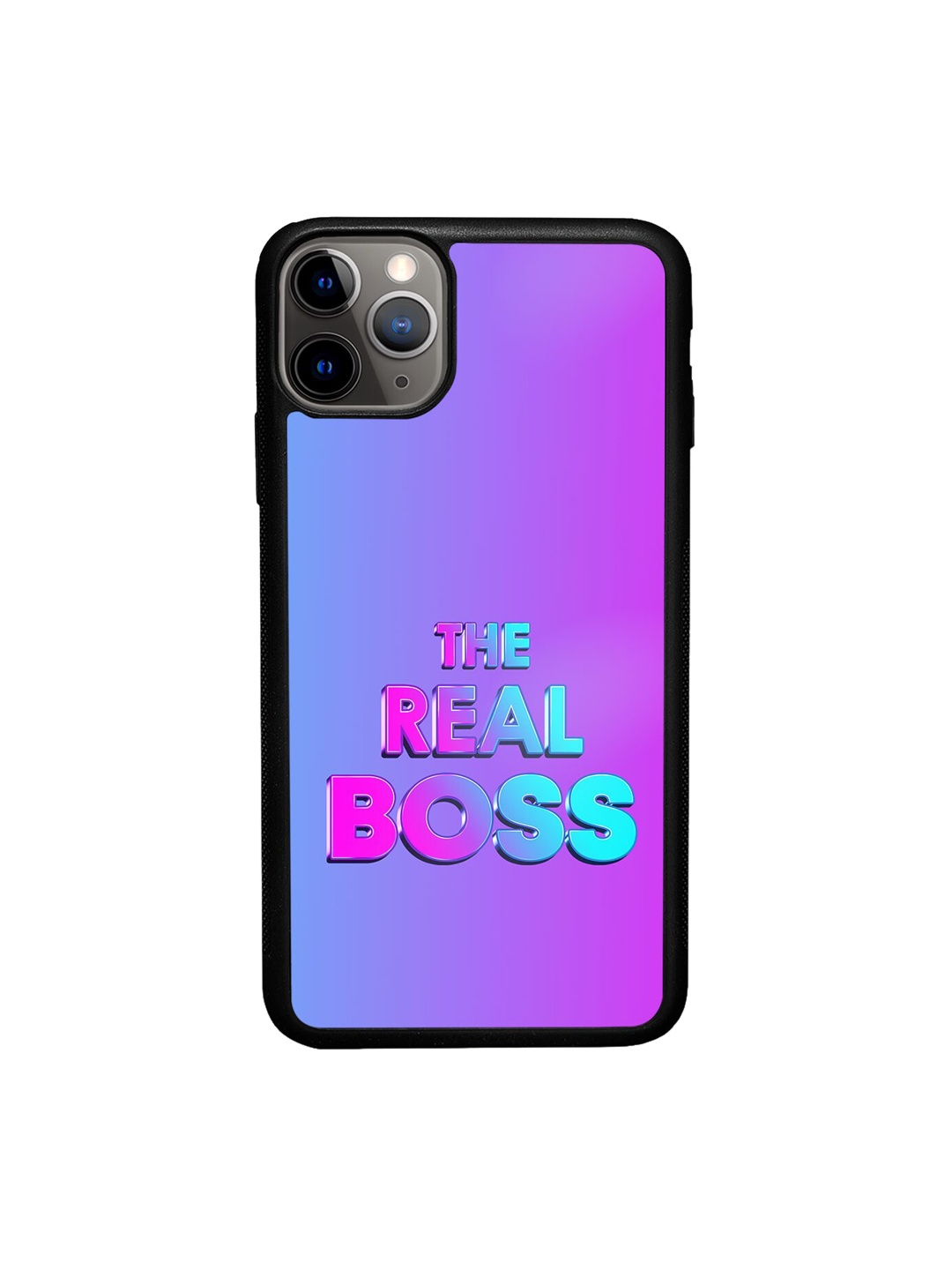 

macmerise Typography Printed iPhone 11 Pro Max Bumper Case Cover, Purple