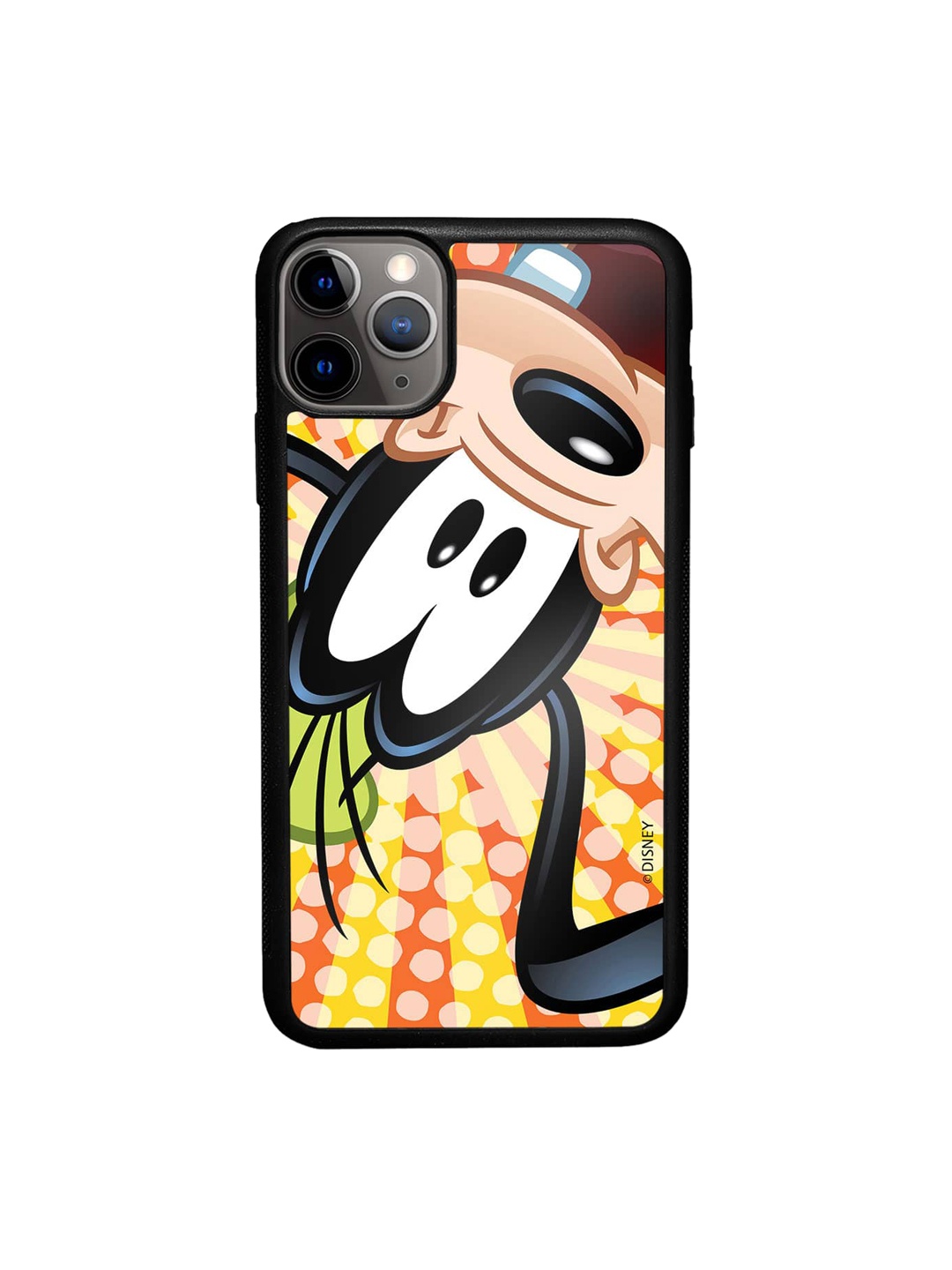 

macmerise Goofy Upside Down Printed iPhone 11 Pro Max Bumper Case Cover, Brown