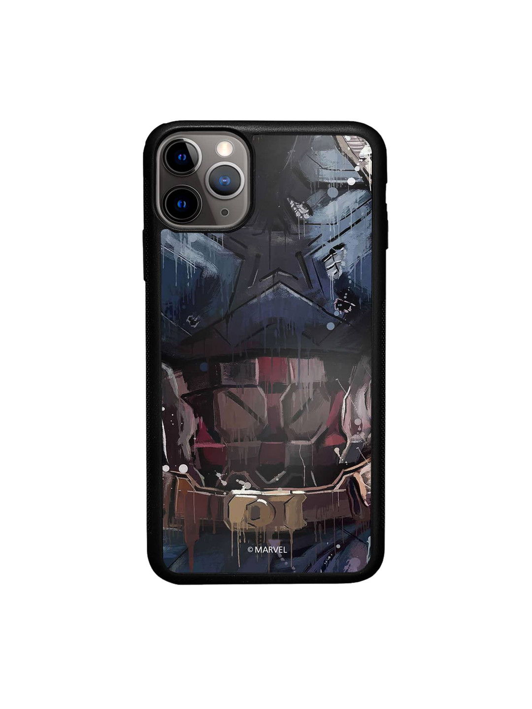 

macmerise Printed iPhone 11 Pro Max Bumper Case Cover, Grey