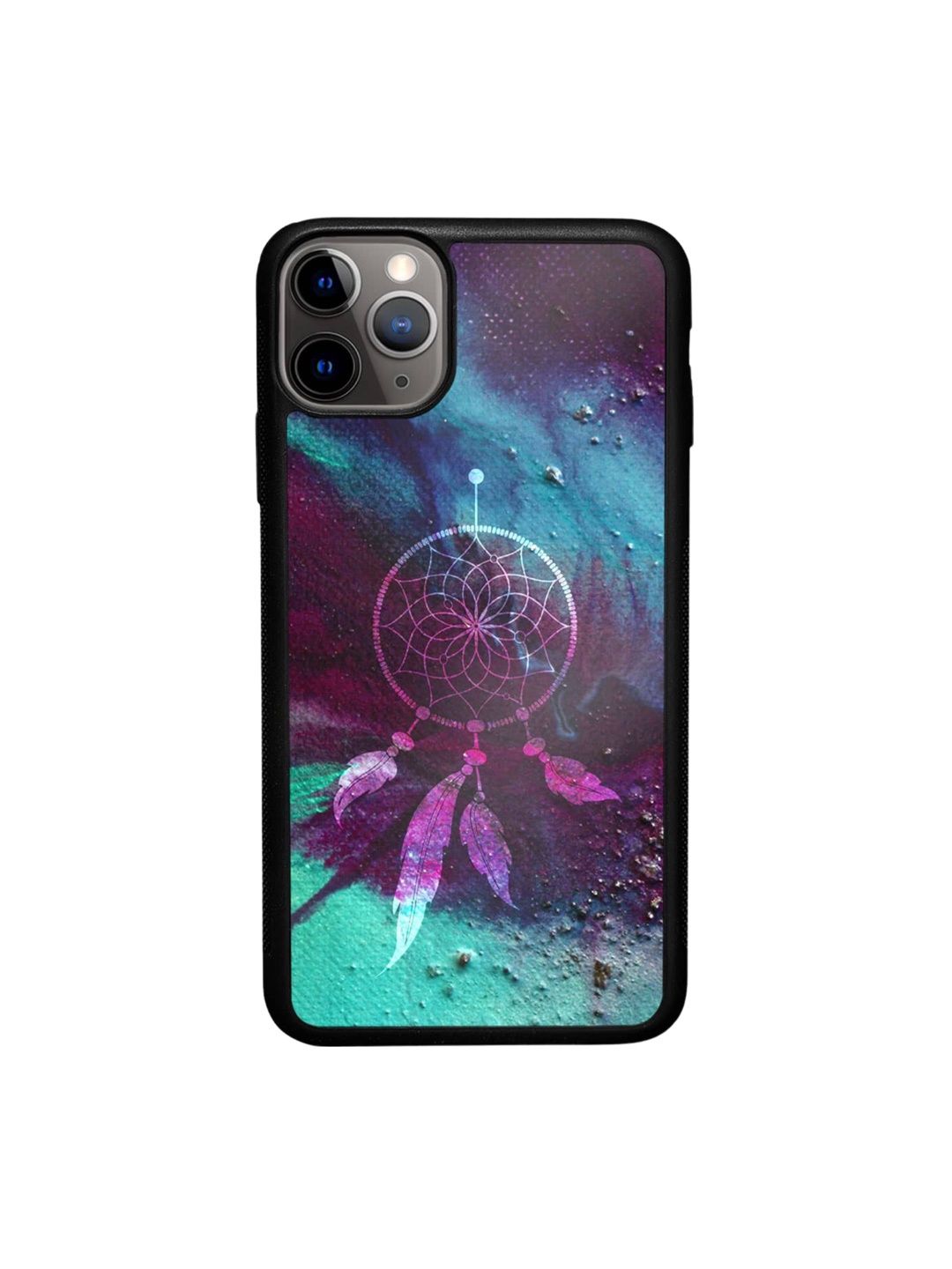 

macmerise Dream Catcher Printed iPhone 11 Pro Max Bumper Phone Back Cover, Blue