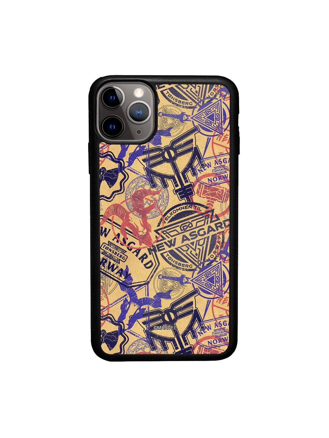 

macmerise Unisex Conversational Printed iPhone 11 Pro Max Bumper Case Cover, Beige