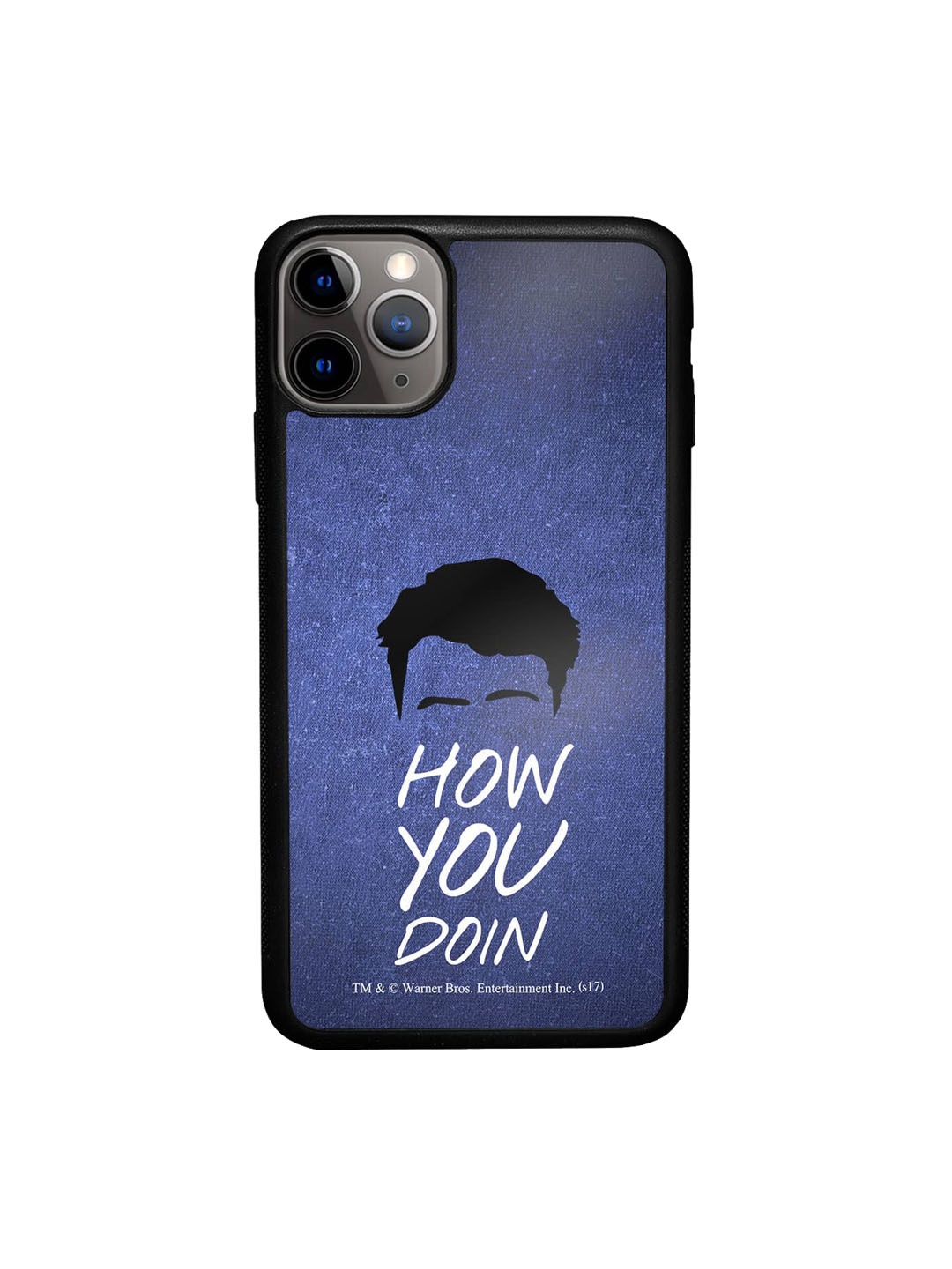 

macmerise How You Doin iPhone 11 Pro Max Bumper Case Cover, Blue