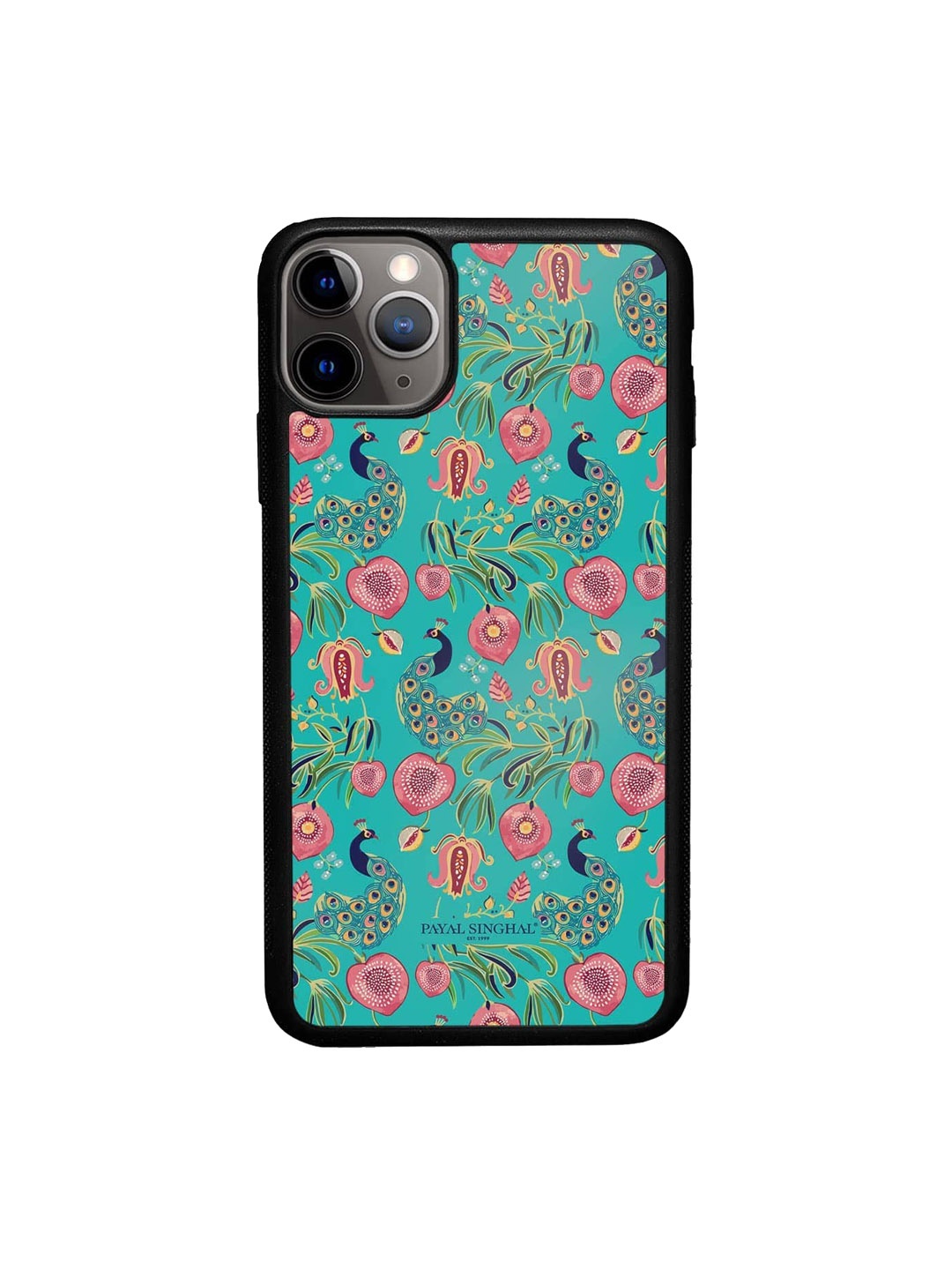 

macmerise Floral Printed iPhone 11 Pro Max Phone Bumper Case Cover, Green