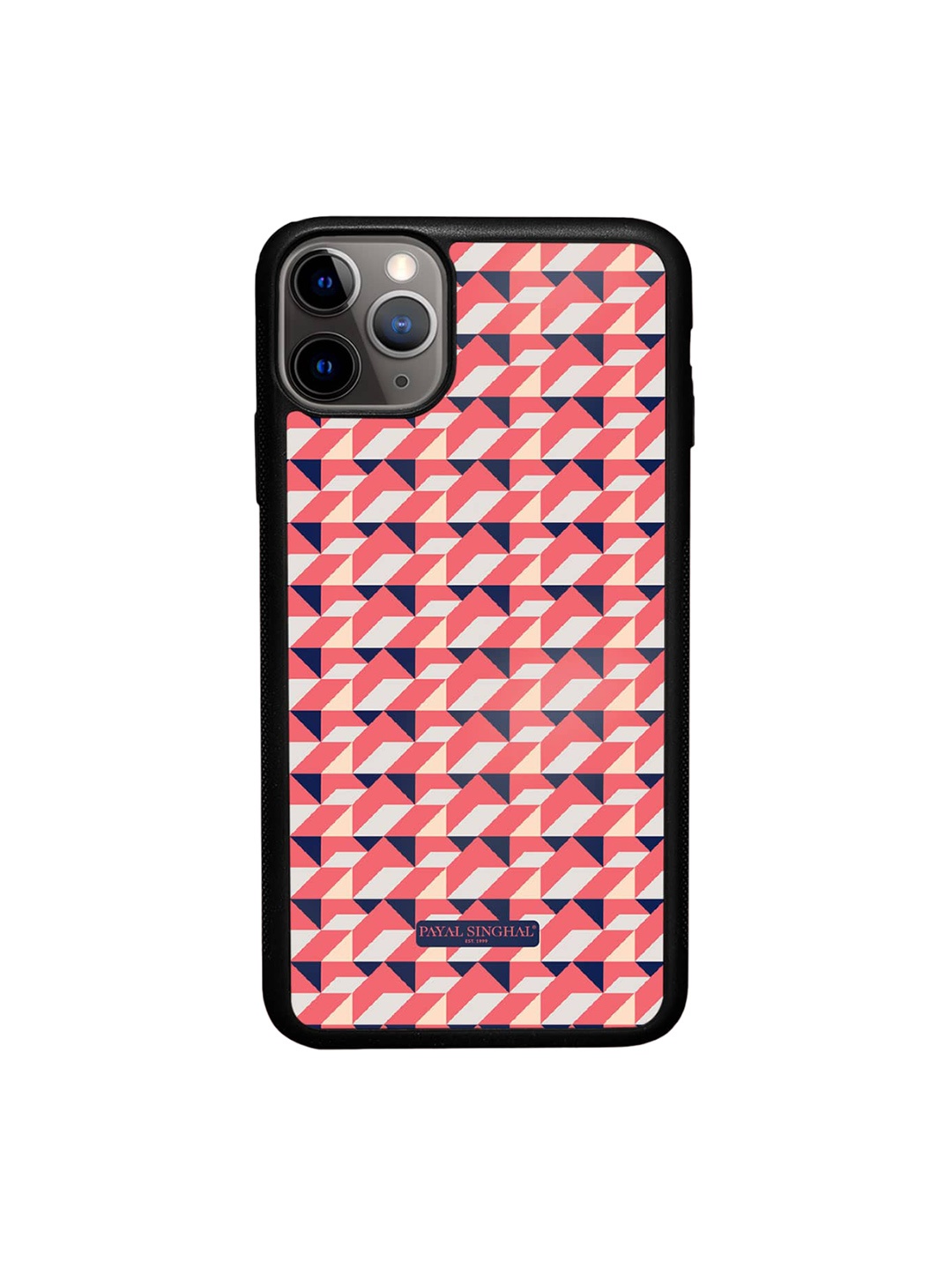 

macmerise Payal Singhal Printed iPhone 11 Pro Max Phone Bumper Case Cover, Coral