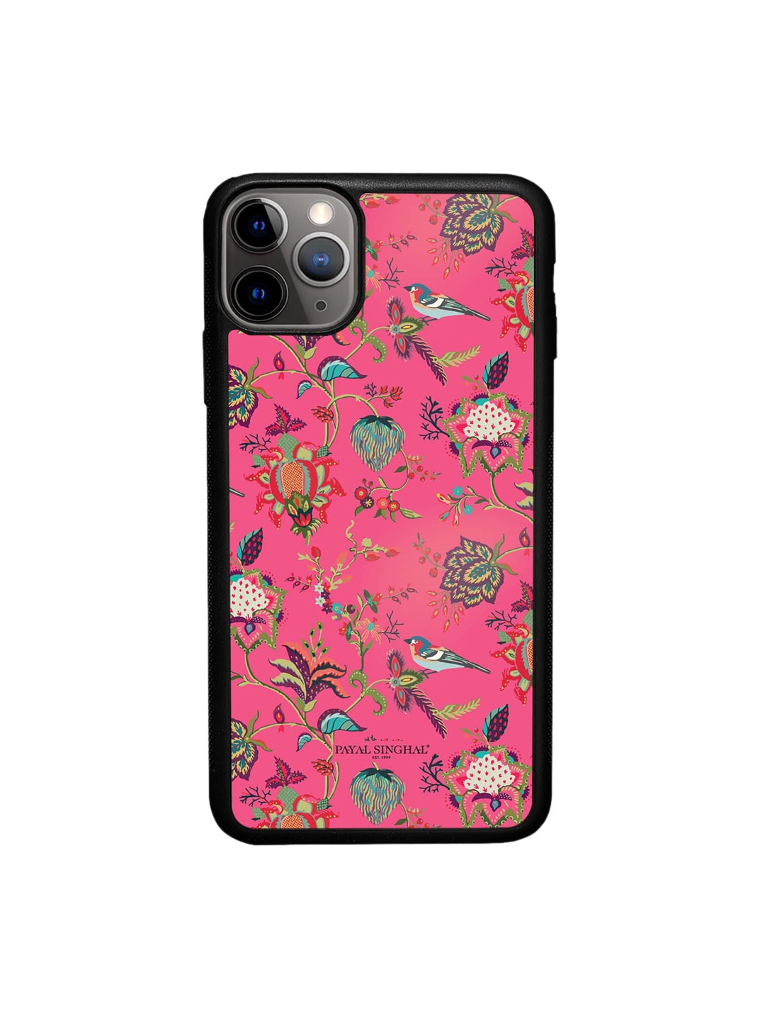 

macmerise Payal Singhal Chidiya Pink iPhone 11 Pro Max Bumper Case Cover