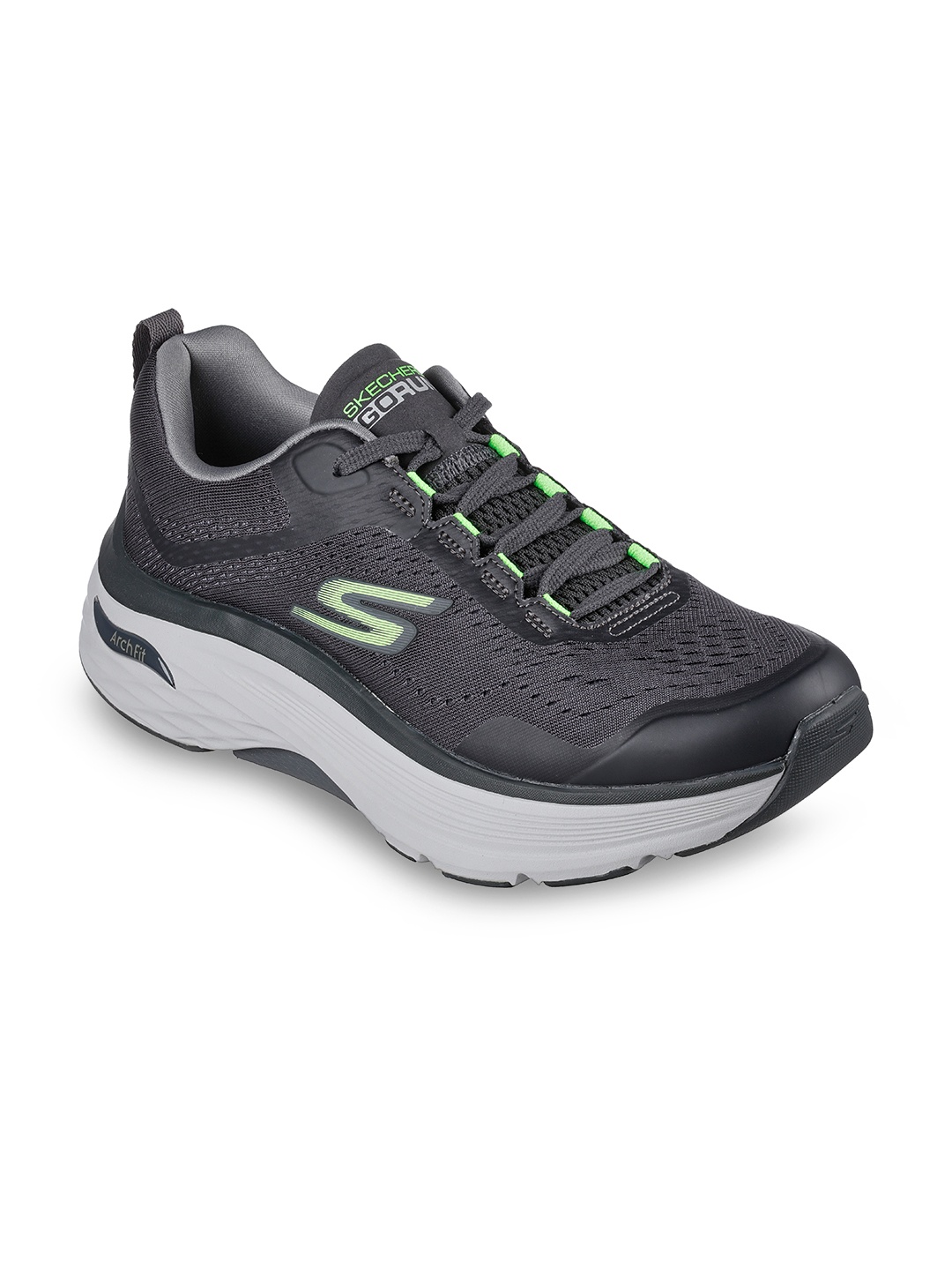 

Skechers Men Max Cushioning Arch Fit Textured Sneakers, Charcoal