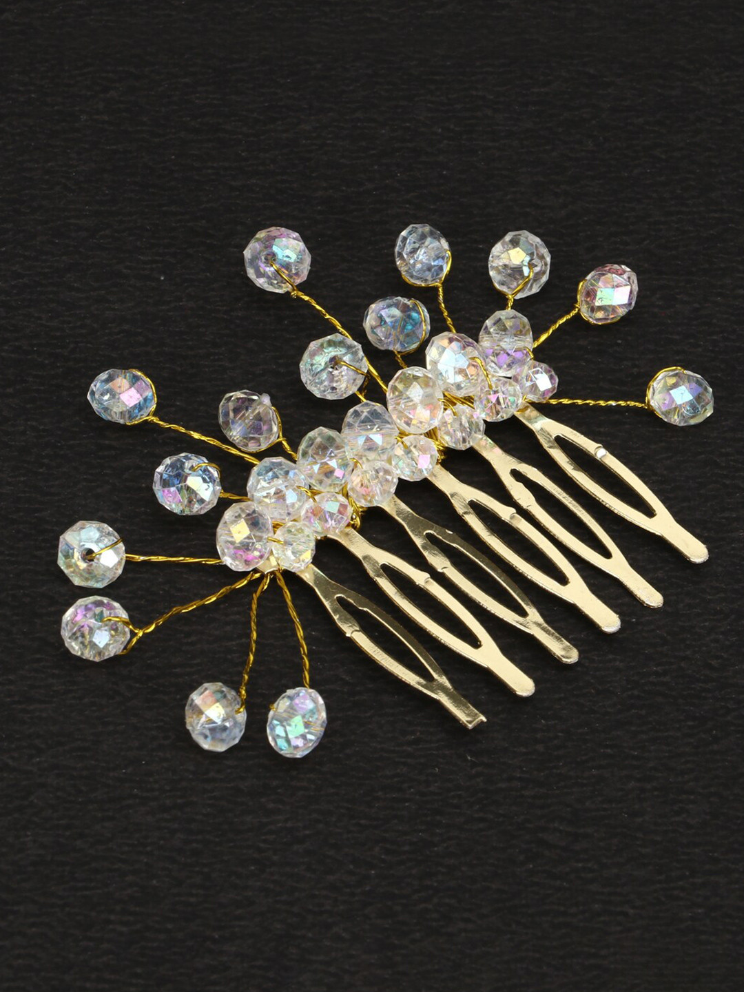 

FIMBUL Beaded Comb Pin, Gold