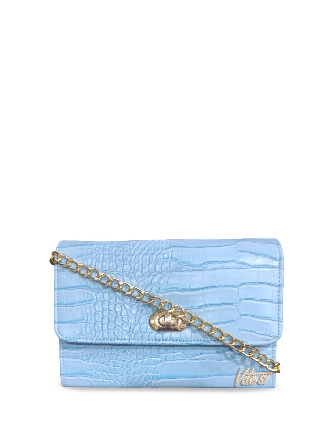 

Vdesi The Croco Sling Bag, Blue