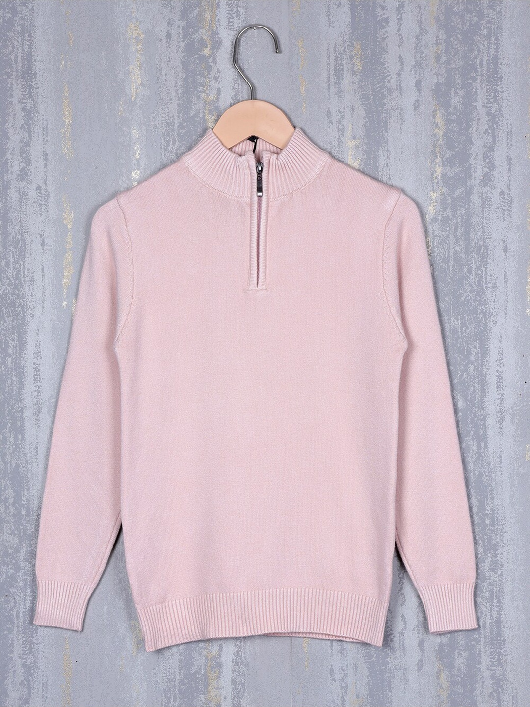 

Steele Boys Long Sleeves Woollen Pullover, Beige
