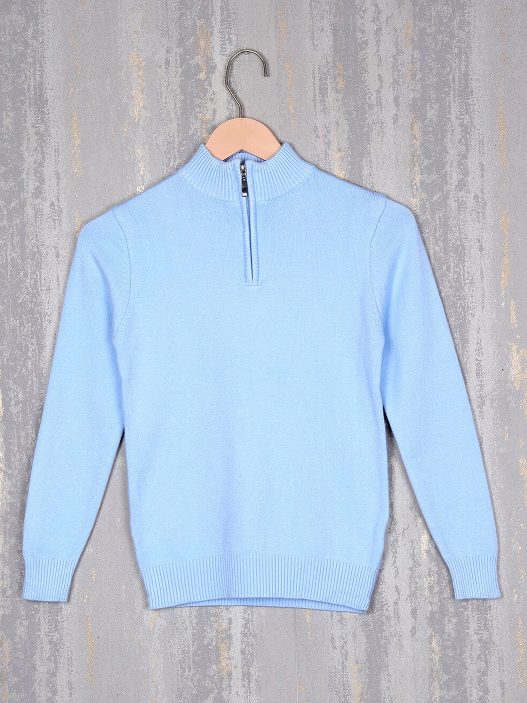 

Steele Boys Long Sleeves Woollen Pullover, Blue