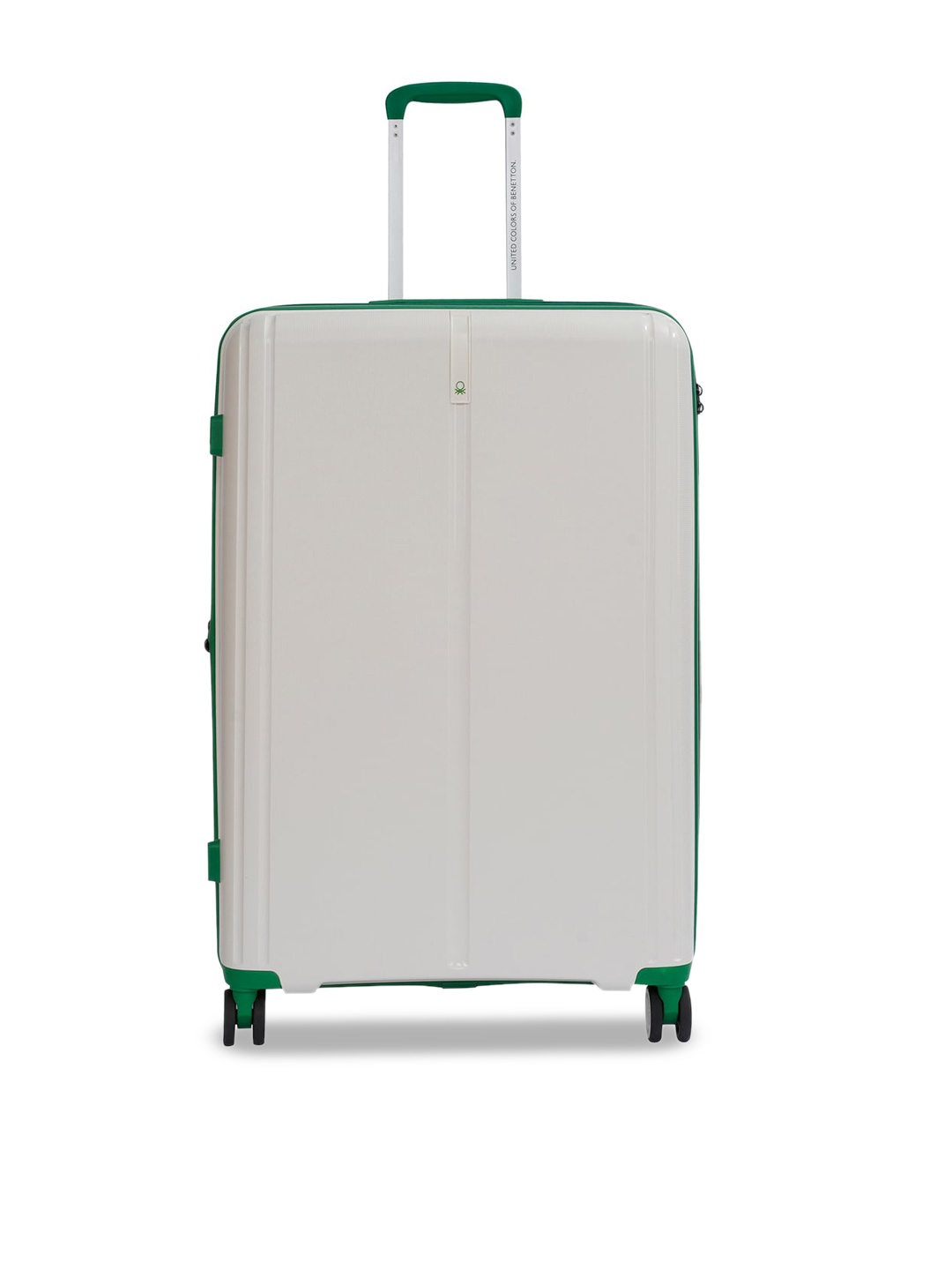 

United Colors of Benetton Hard-Sided Cabin Trolley Suitcase - 49 L, White