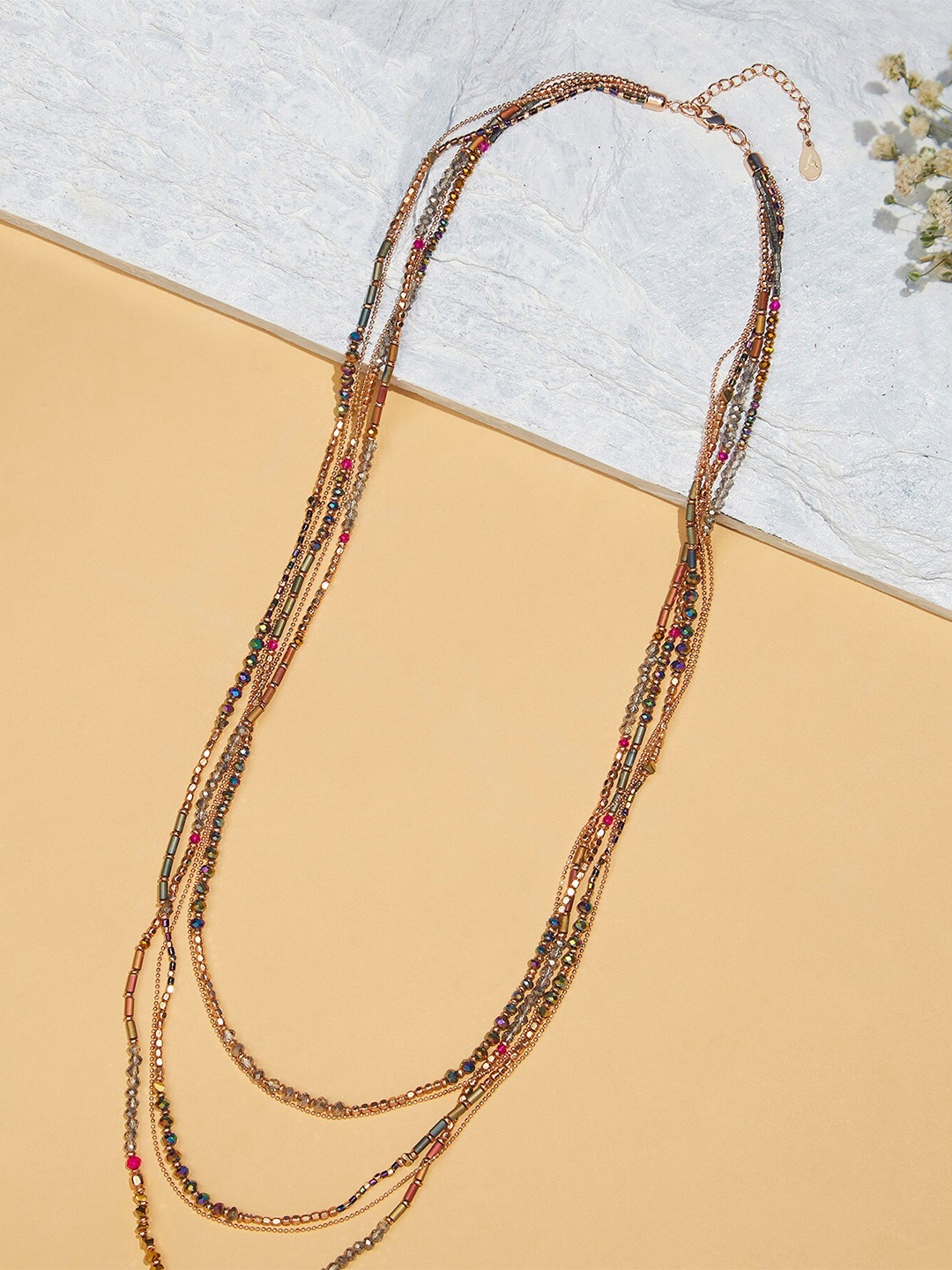 

Accessorize Beaded Layered Necklace, Blue
