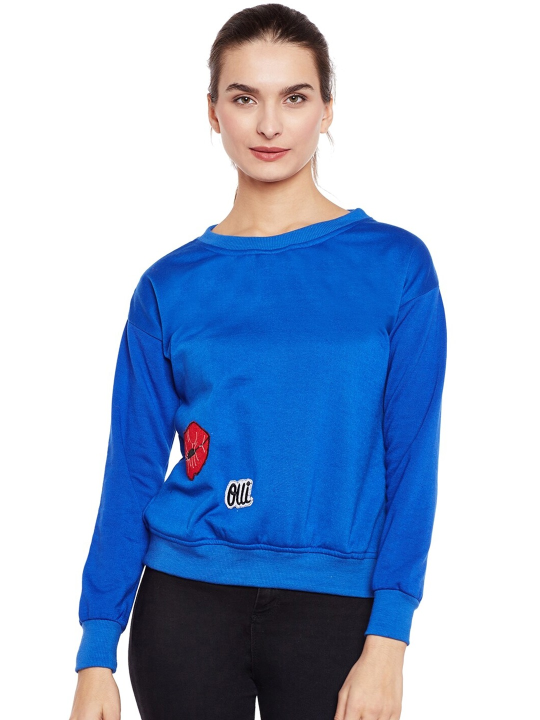 

BAESD Long Sleeves Fleece Pullover, Blue