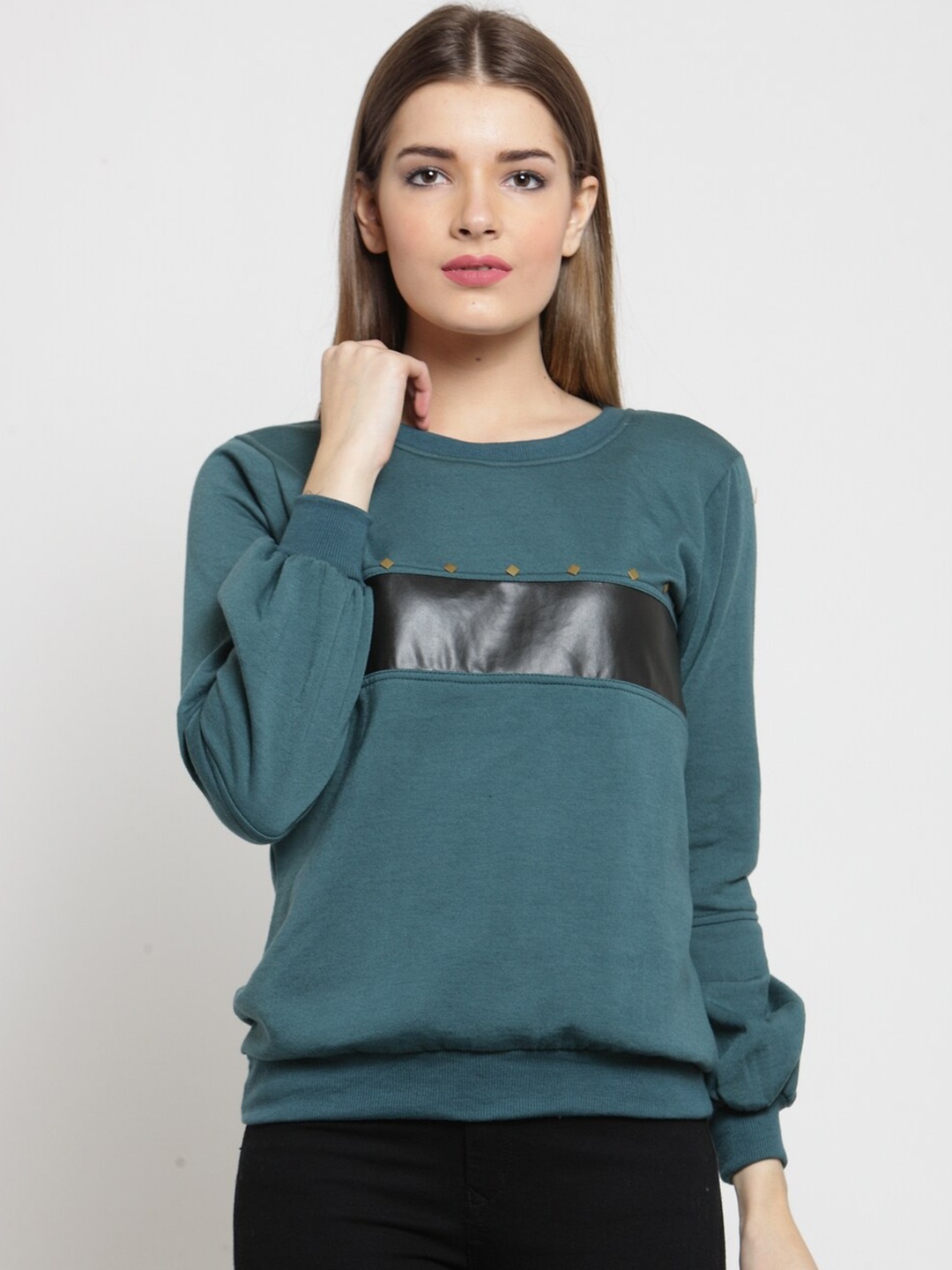 

BAESD Long Sleeves Fleece Pullover, Teal