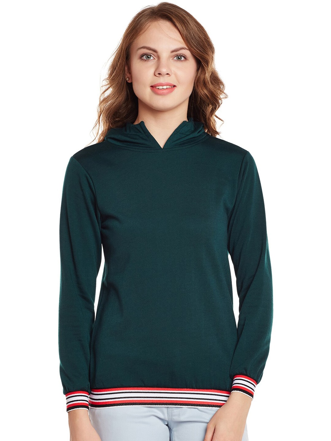 

BAESD High Neck Fleece Pullover Sweatshirt, Green