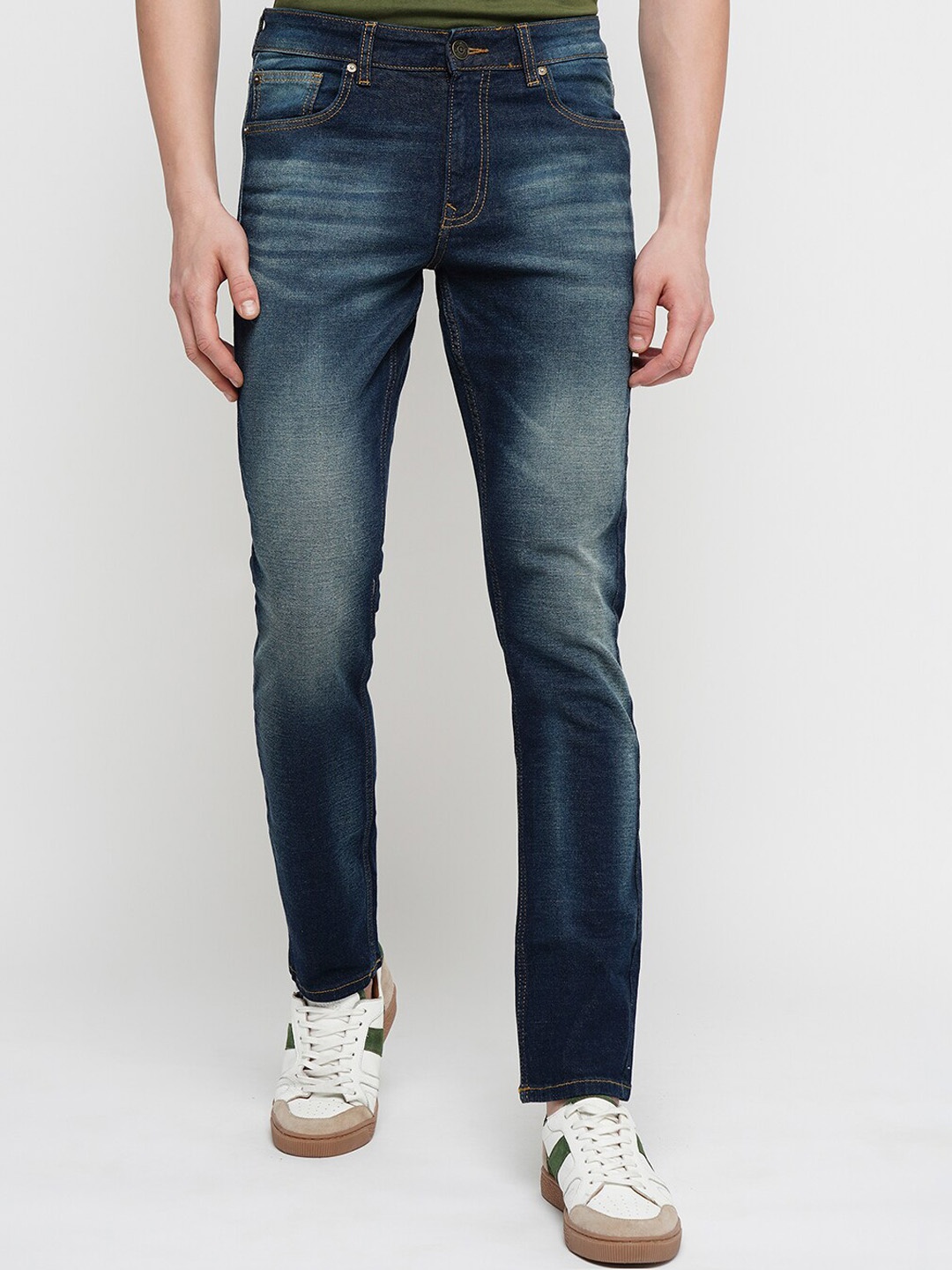 

Jack & Jones Men Slim Fit Heavy Fade Stretchable Jeans, Blue
