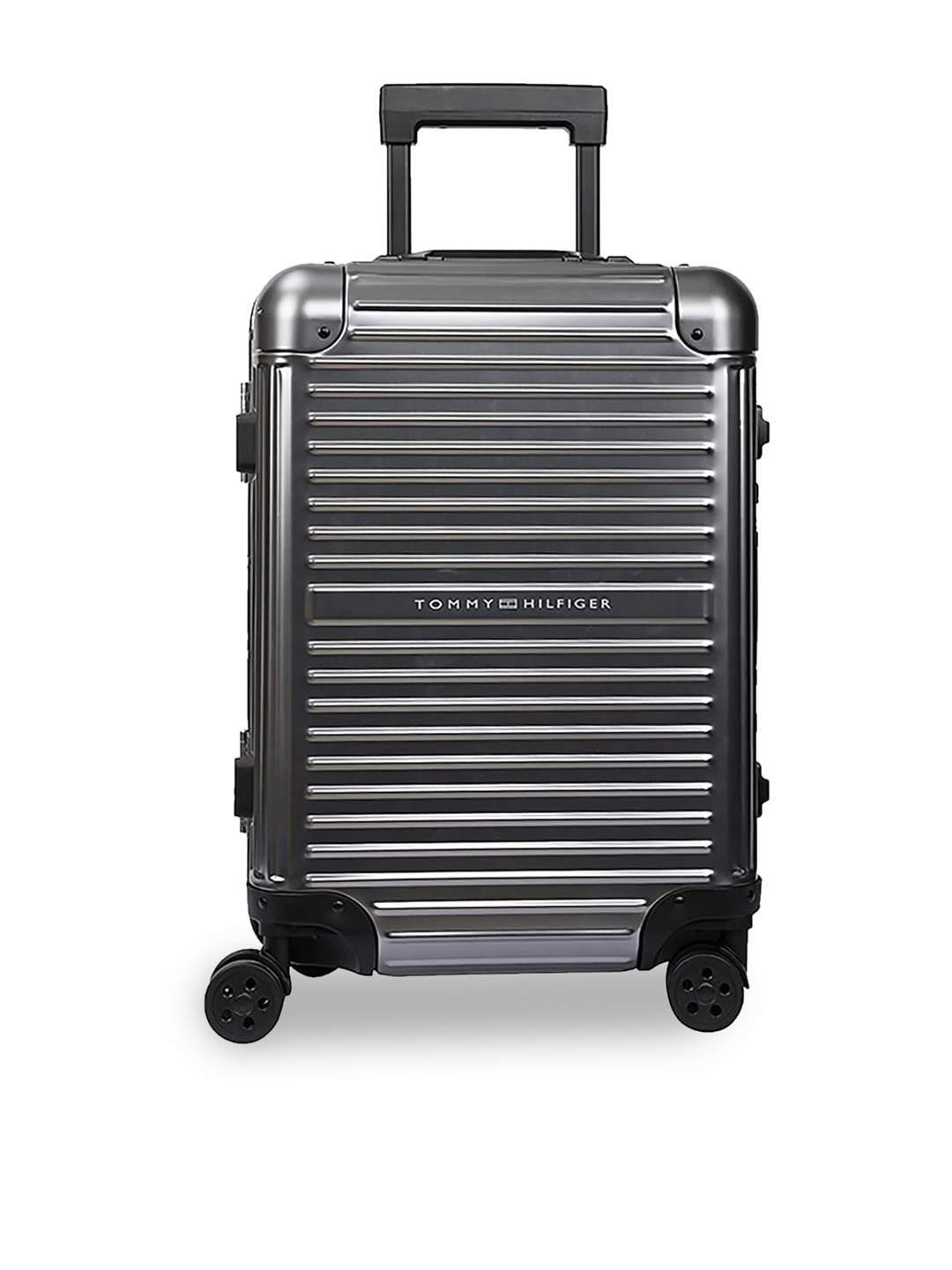 

Tommy Hilfiger Titanium Hard Case Cabin Trolley Bag, Silver