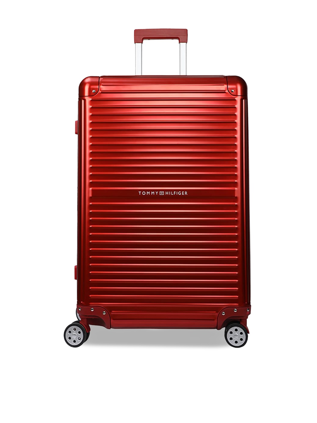 

Tommy Hilfiger Titanium Hard Case Cabin Trolley Bag, Red