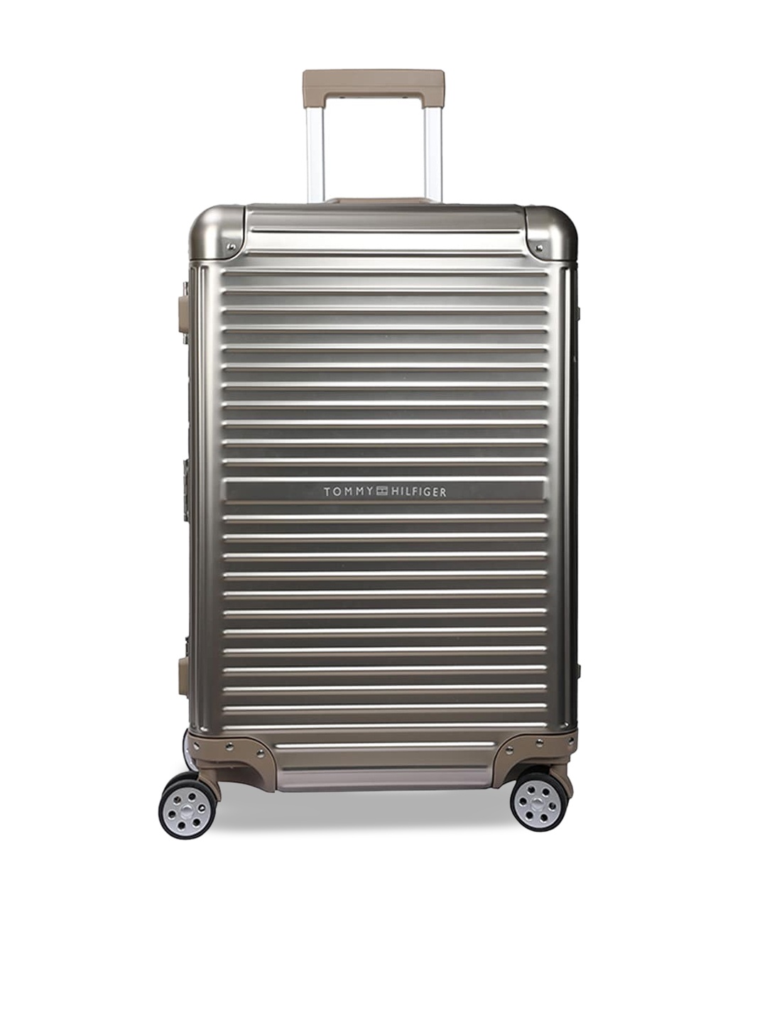

Tommy Hilfiger Titanium Hard Case Cabin Trolley Bag, Grey