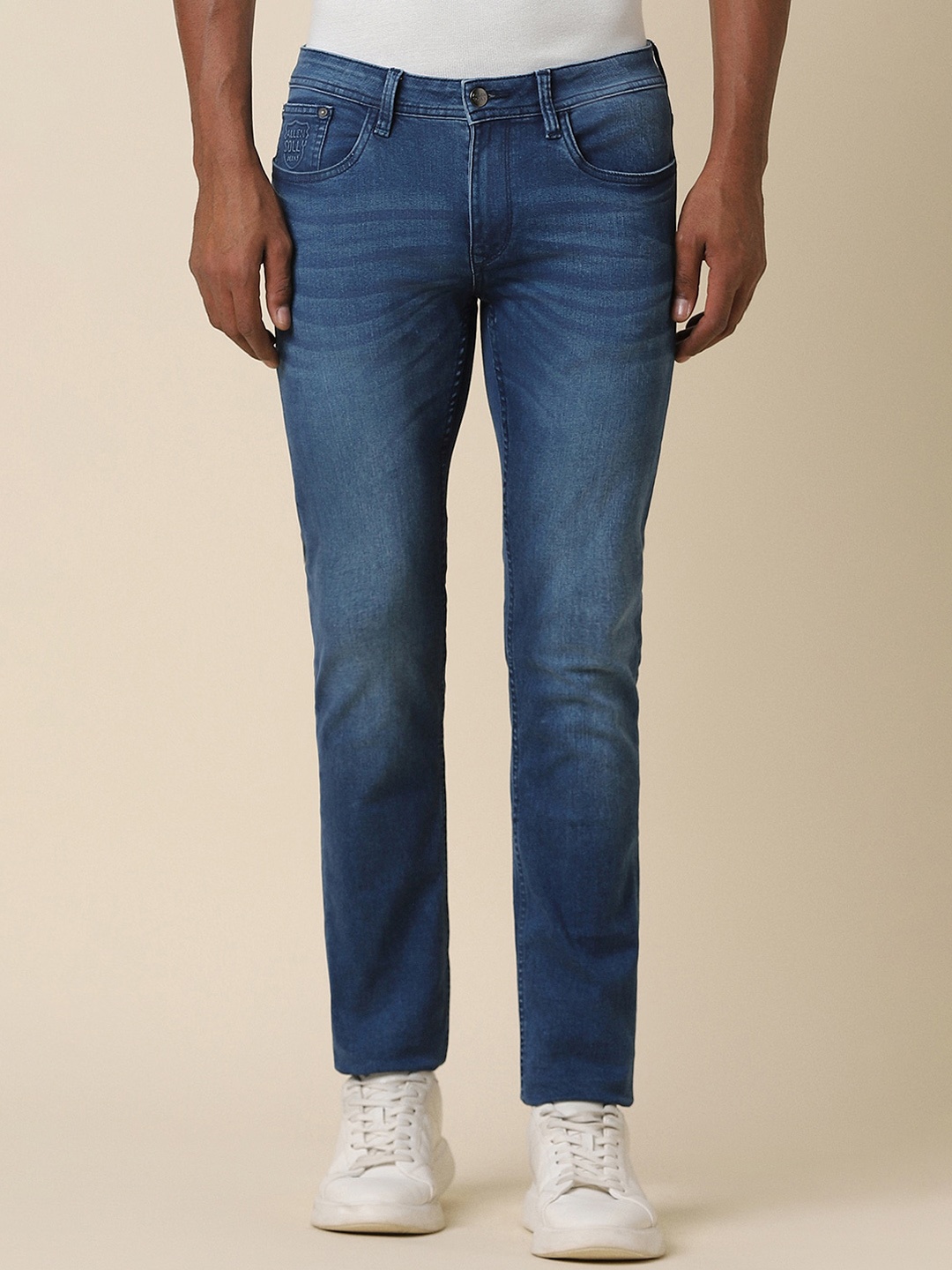 

Allen Solly Men Skinny Fit Washed Clean Look Stretchable Jeans, Blue