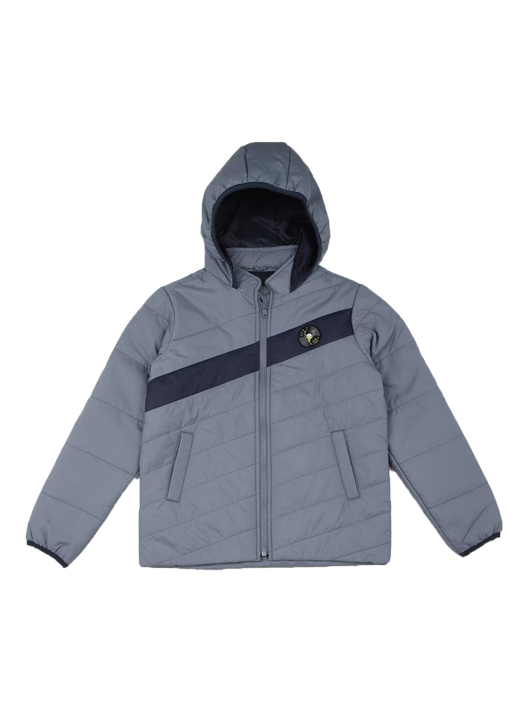 

Allen Solly Junior Boys Hooded Padded Jacket, Grey