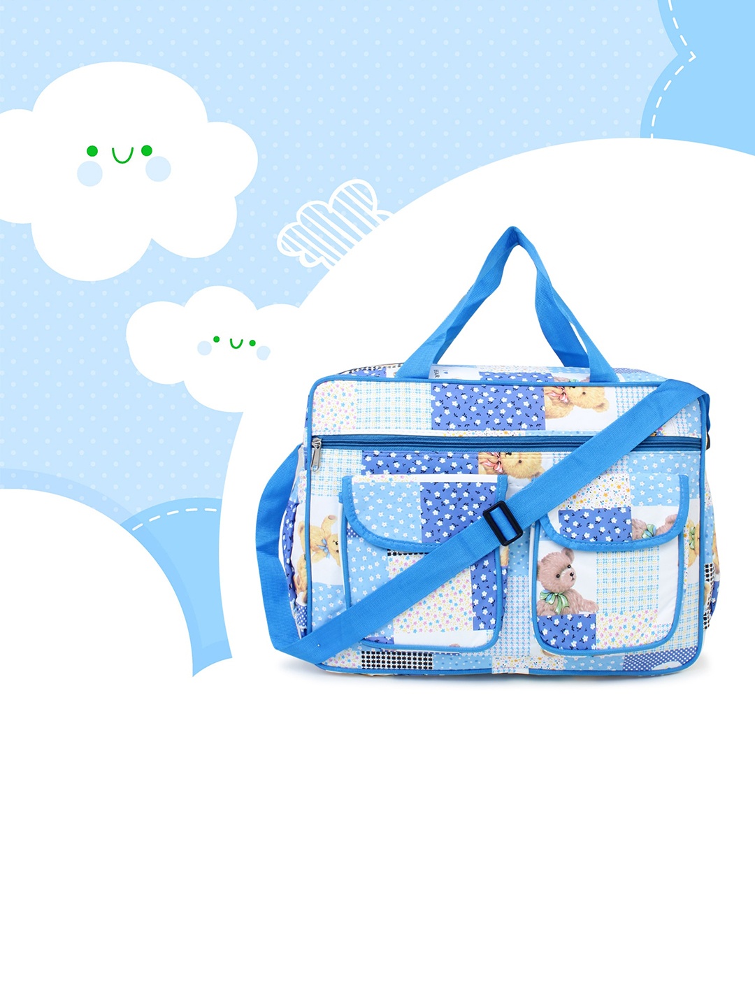 

Bag Pepper Kids Printed Diaper Bag, Blue