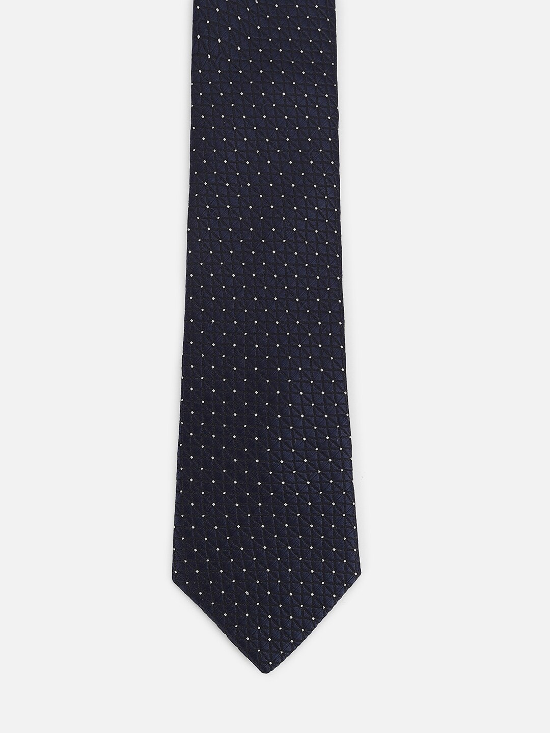 

Allen Solly Geometric Woven Design FormalBroad Tie, Navy blue