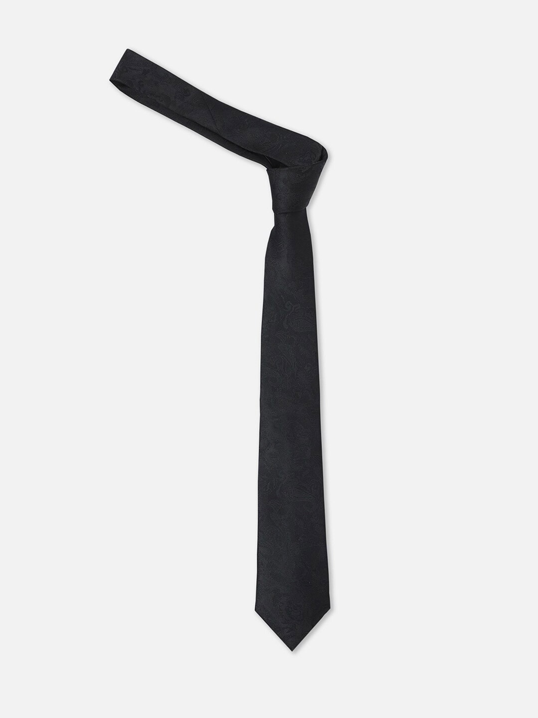 

Allen Solly Men Woven Design Formal Broad Tie, Black