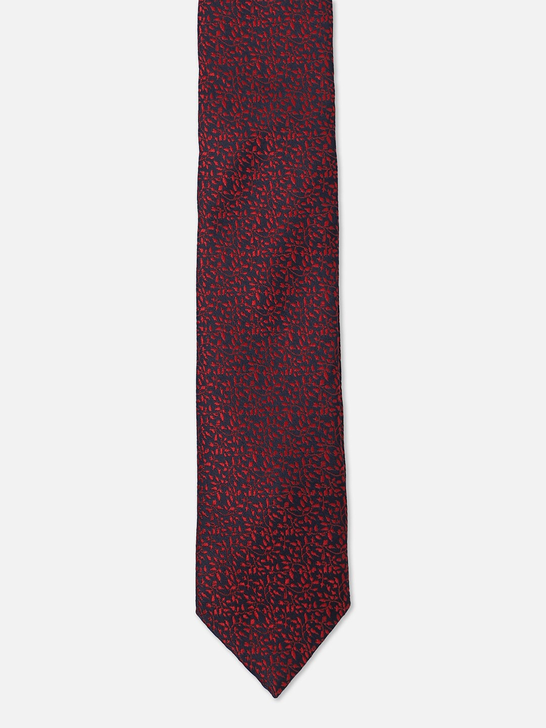

Allen Solly Men Embroidered Formal Tie, Maroon