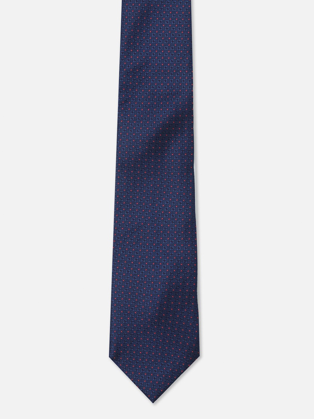 

Allen Solly Men Woven Design Formal Skinny Tie, Navy blue
