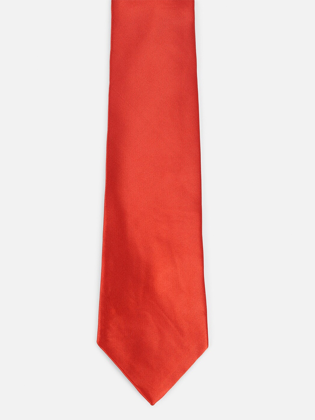 

Allen Solly Men Textured Formal Skinny Tie, Red