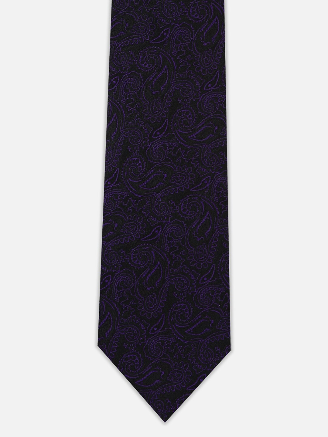 

Peter England Ethnic Motif Embroidered Casual Broad Tie, Navy blue