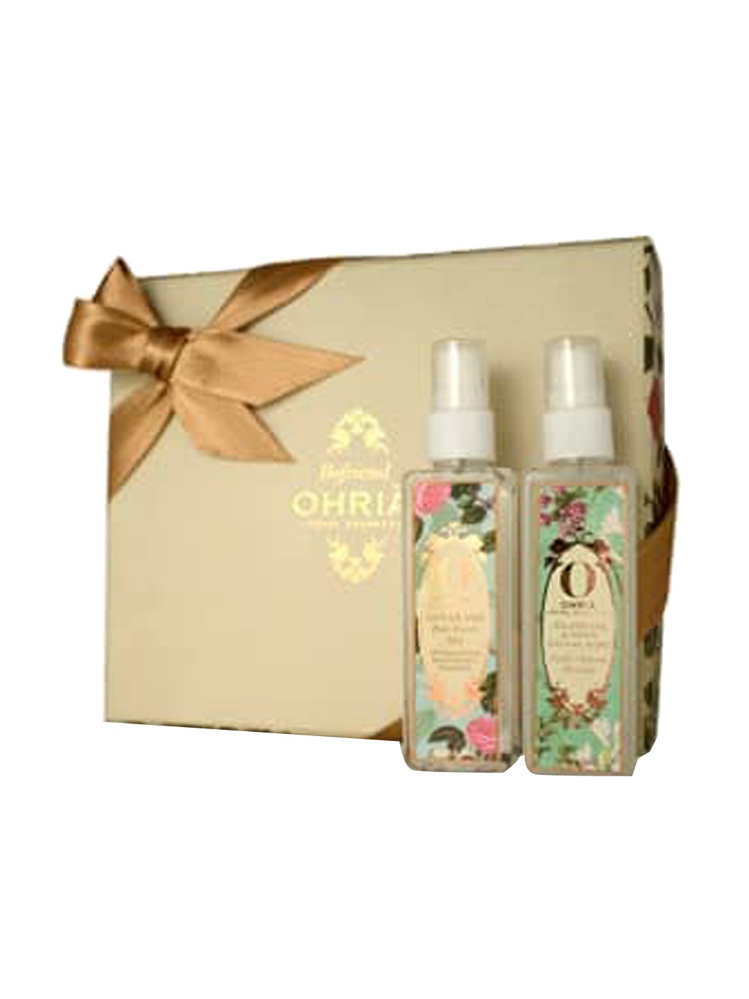 

OHRIA AYURVEDA Set Of 2 Raatrani & Mint Mist & Rose Facial Mist - 100ml Each, Cream