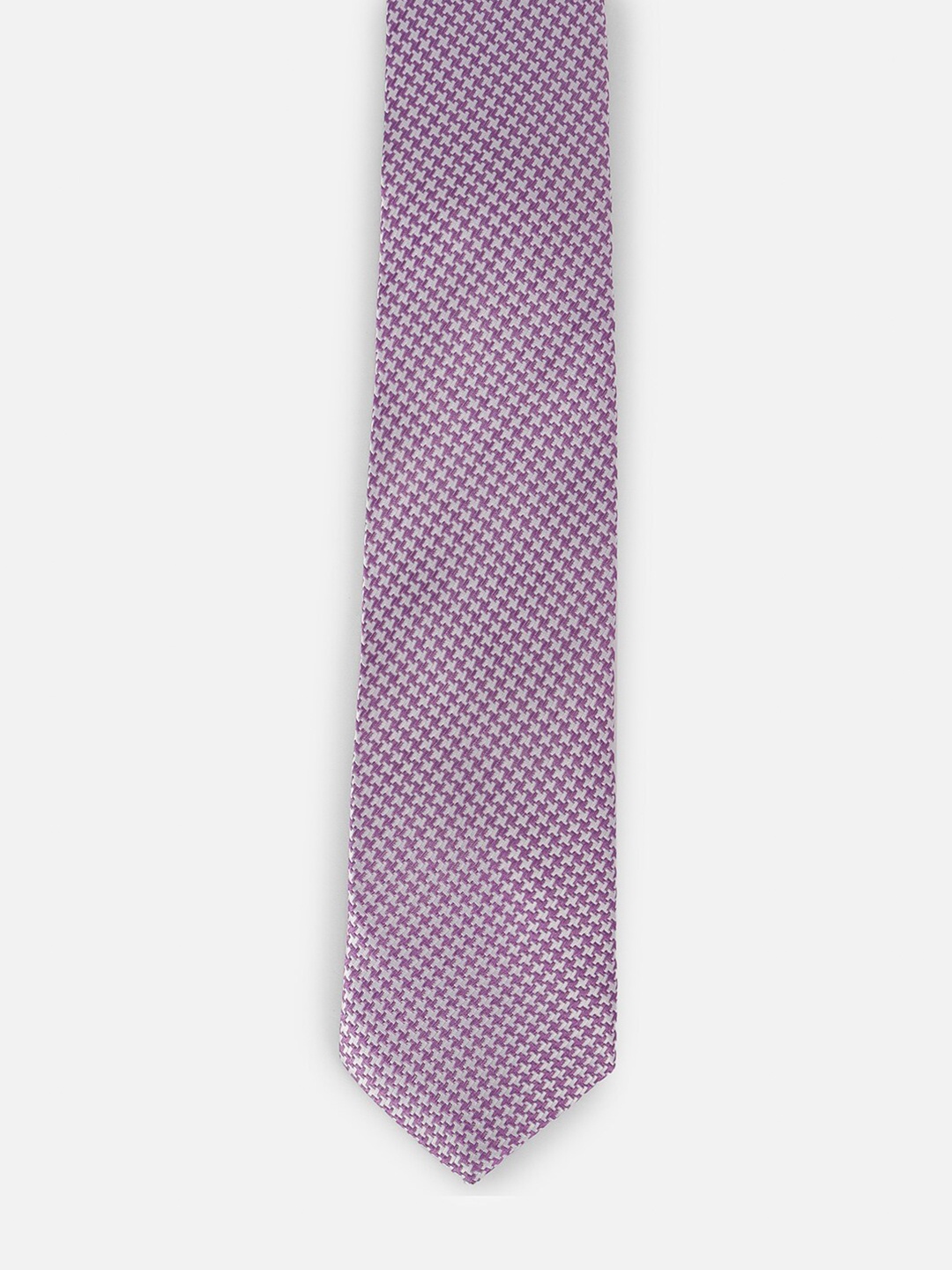 

Van Heusen Men Checked Tie, Purple