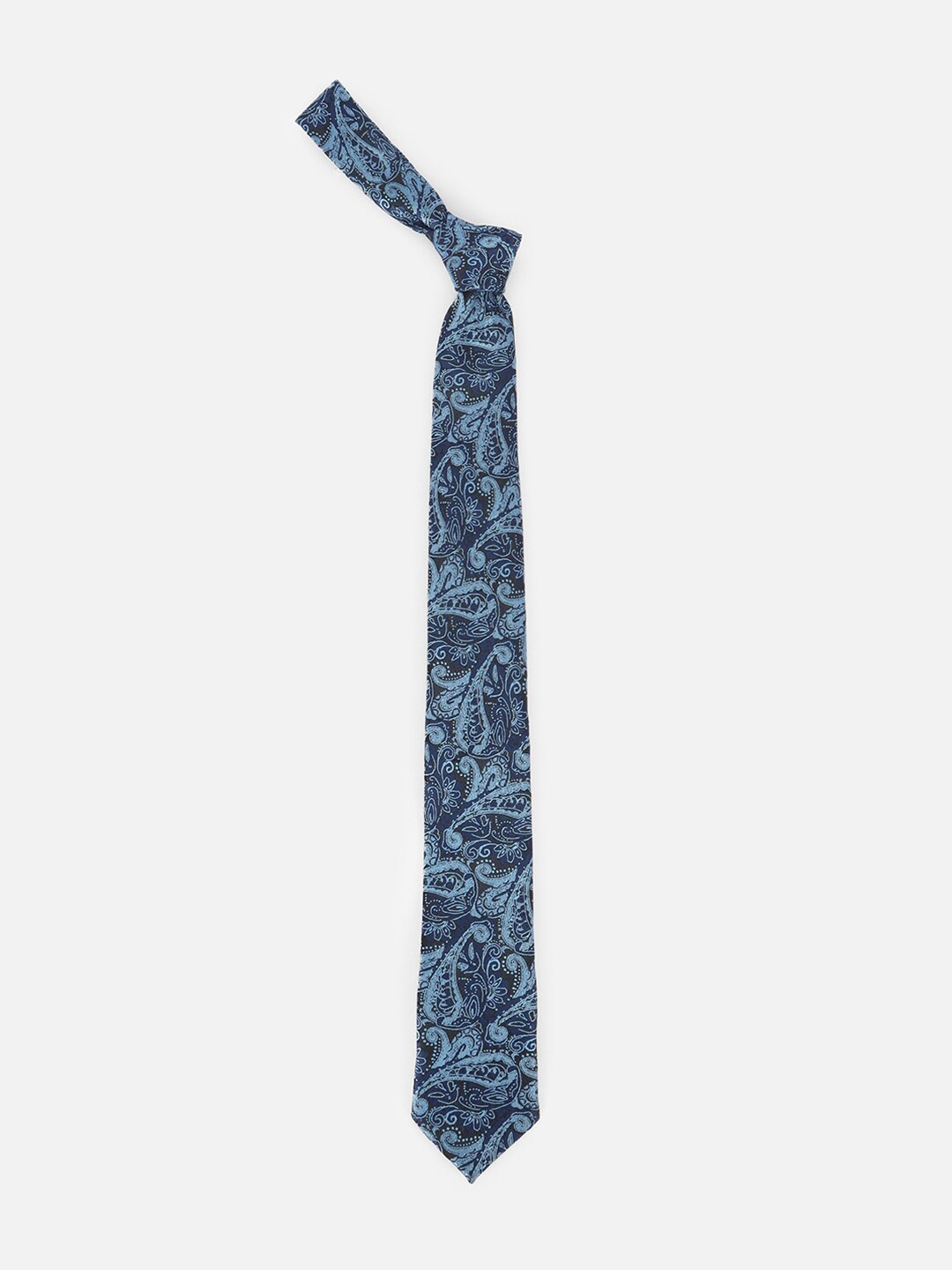 

Van Heusen Ethnic Motif Embroidered Casual Broad Tie, Navy blue