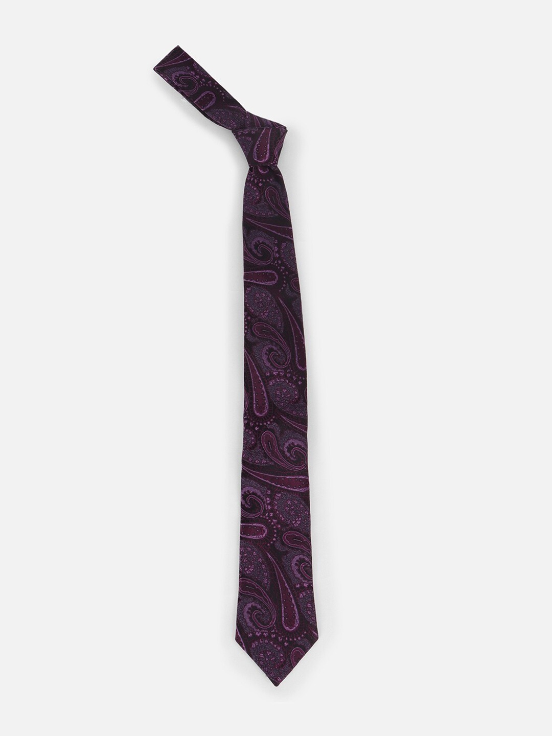 

Van Heusen Ethnic Motif Embroidered Casual Broad Tie, Purple