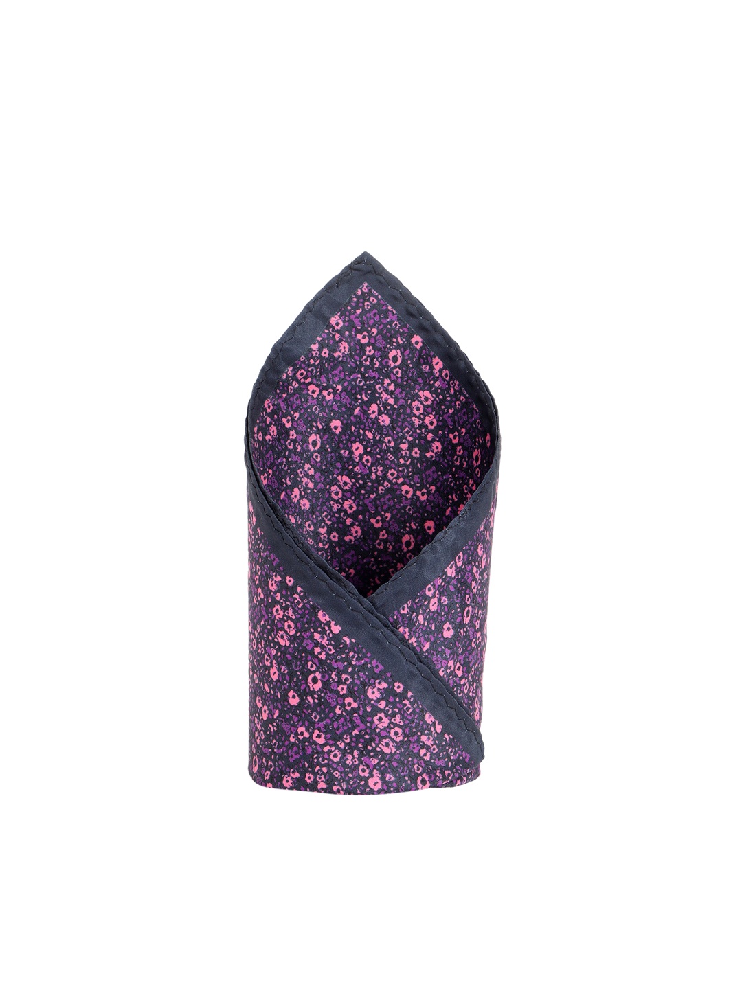Allen Solly Printed Microfiber Pocket Squares, Purple