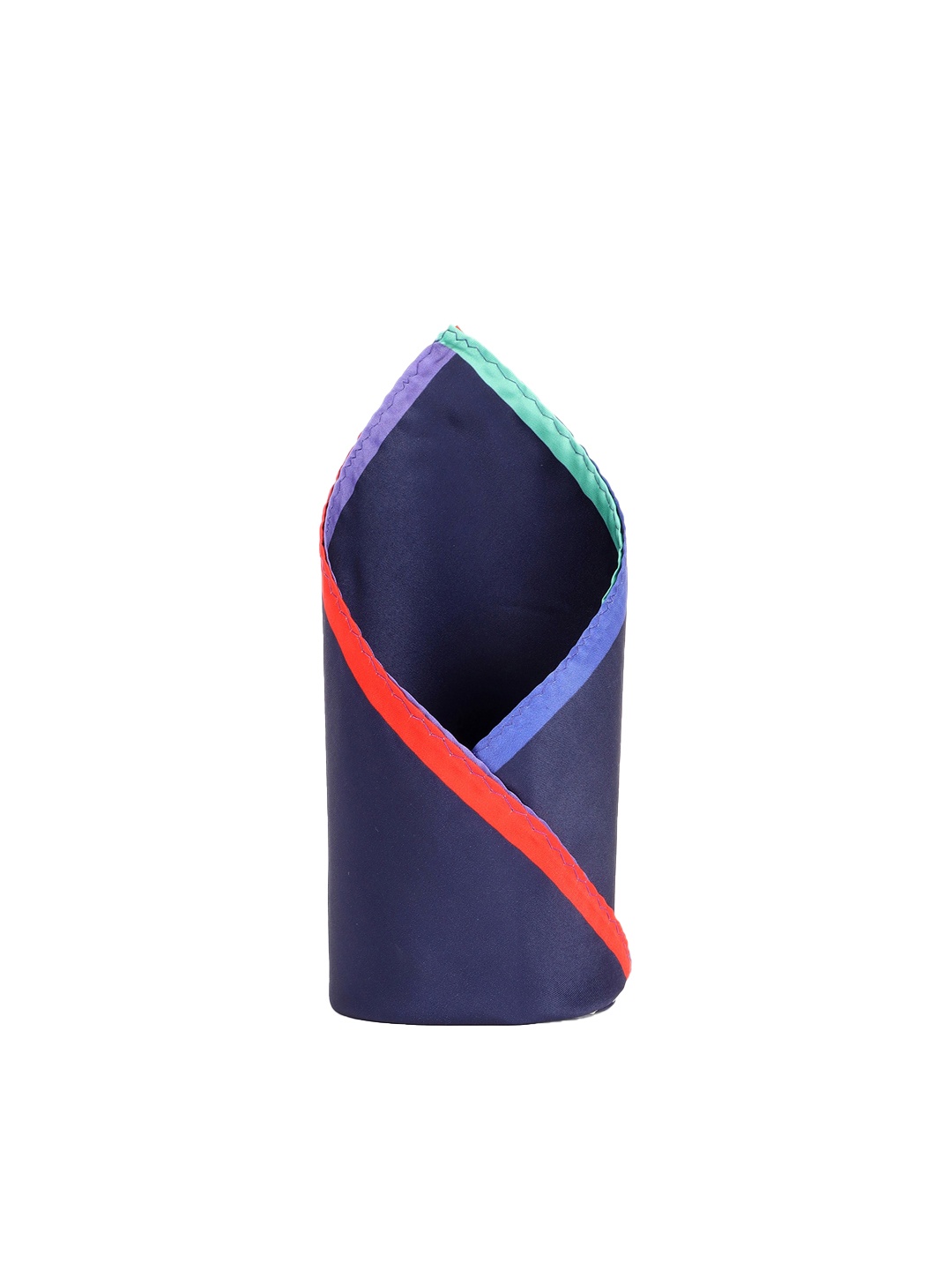 

Allen Solly Colorblocked Microfibre Formal Pocket Square, Navy blue