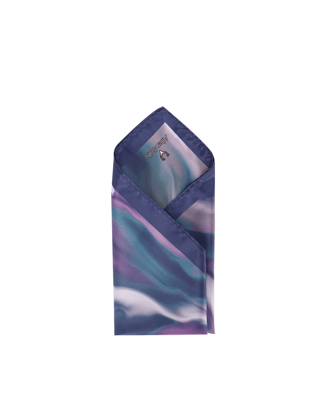 

Allen Solly Printed Microfiber Pocket Square, Grey